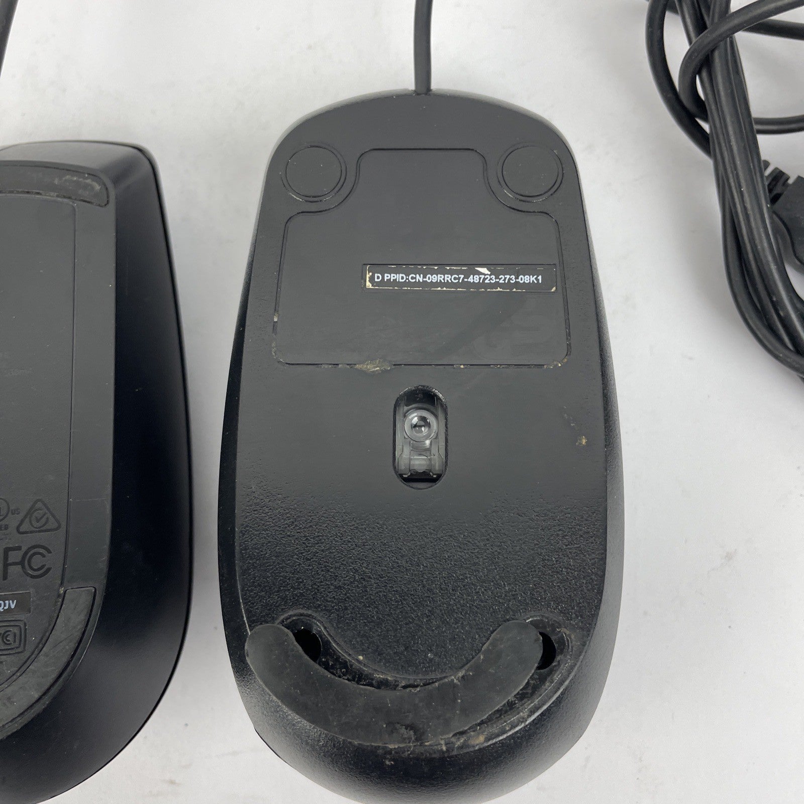 3 x Dell Wired USB Computer Mouse Lot Models - MS116T MS116P MS111L