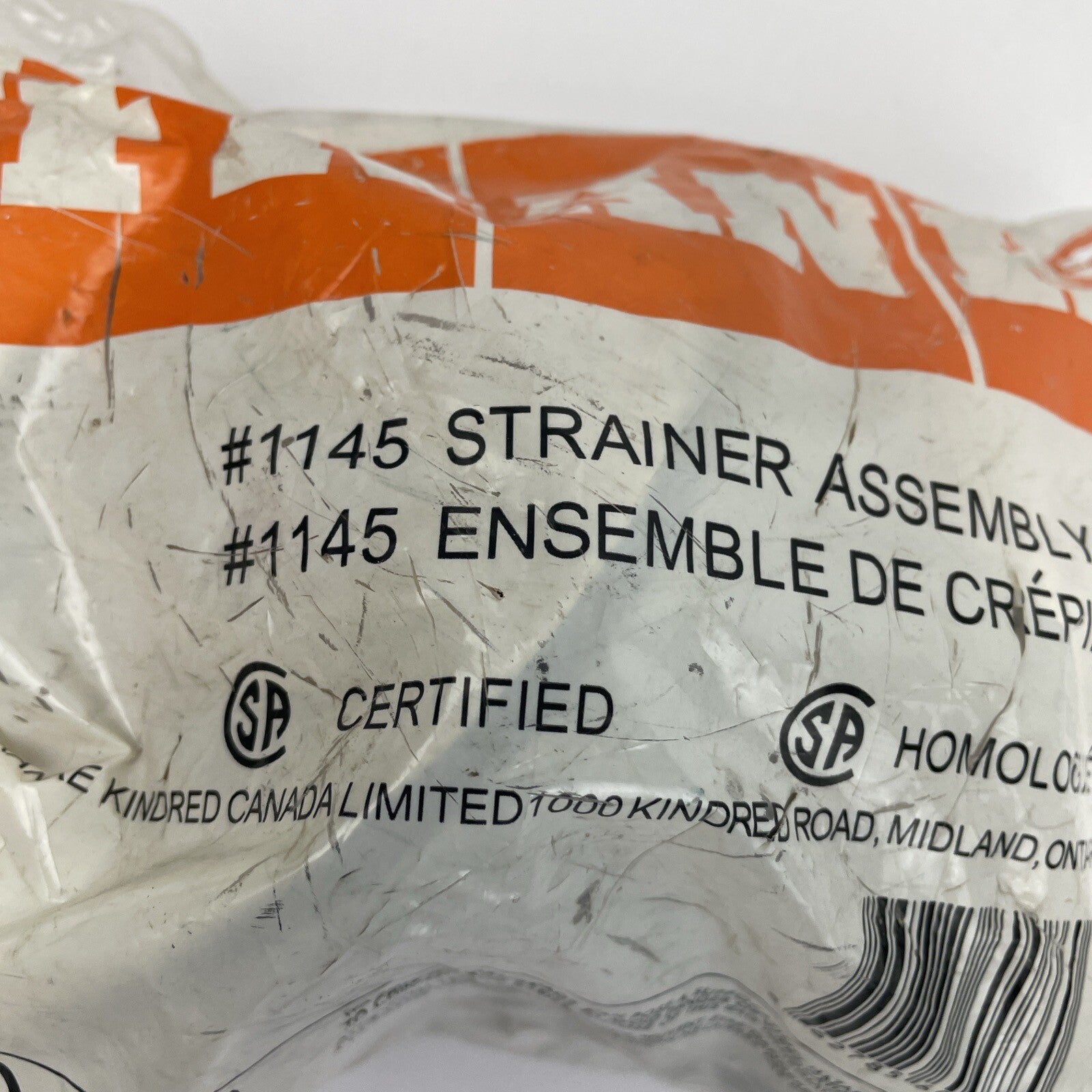Franke Bottom Grid Stainless Steel # 1145 Strainer Assembly - CANADA