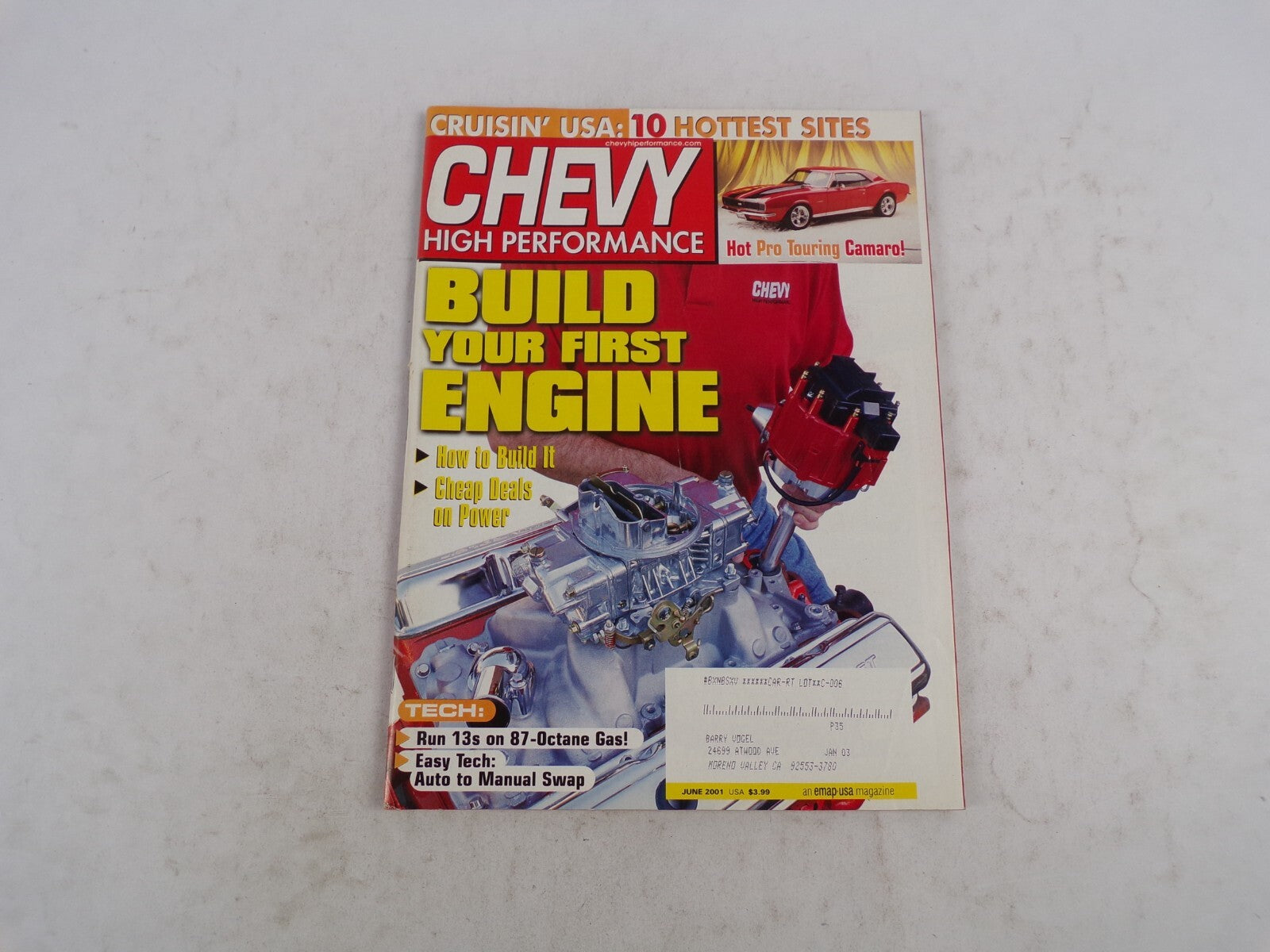 June 2001 Chevy High Performance Build Your First Engine Cruiin' USA: 10 Hottest