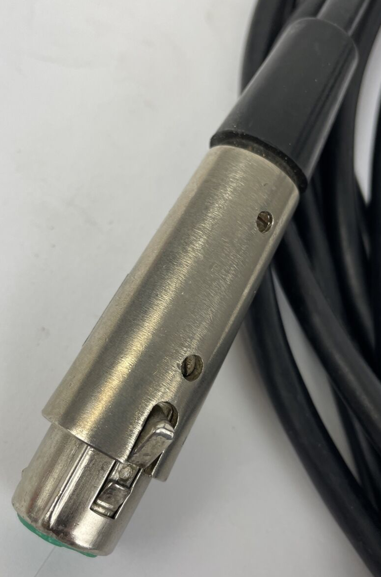 SWITCHCRAFT XLR Microphone Cable Male To Female 3-Pin Mic Audio Lead 25ft BLK