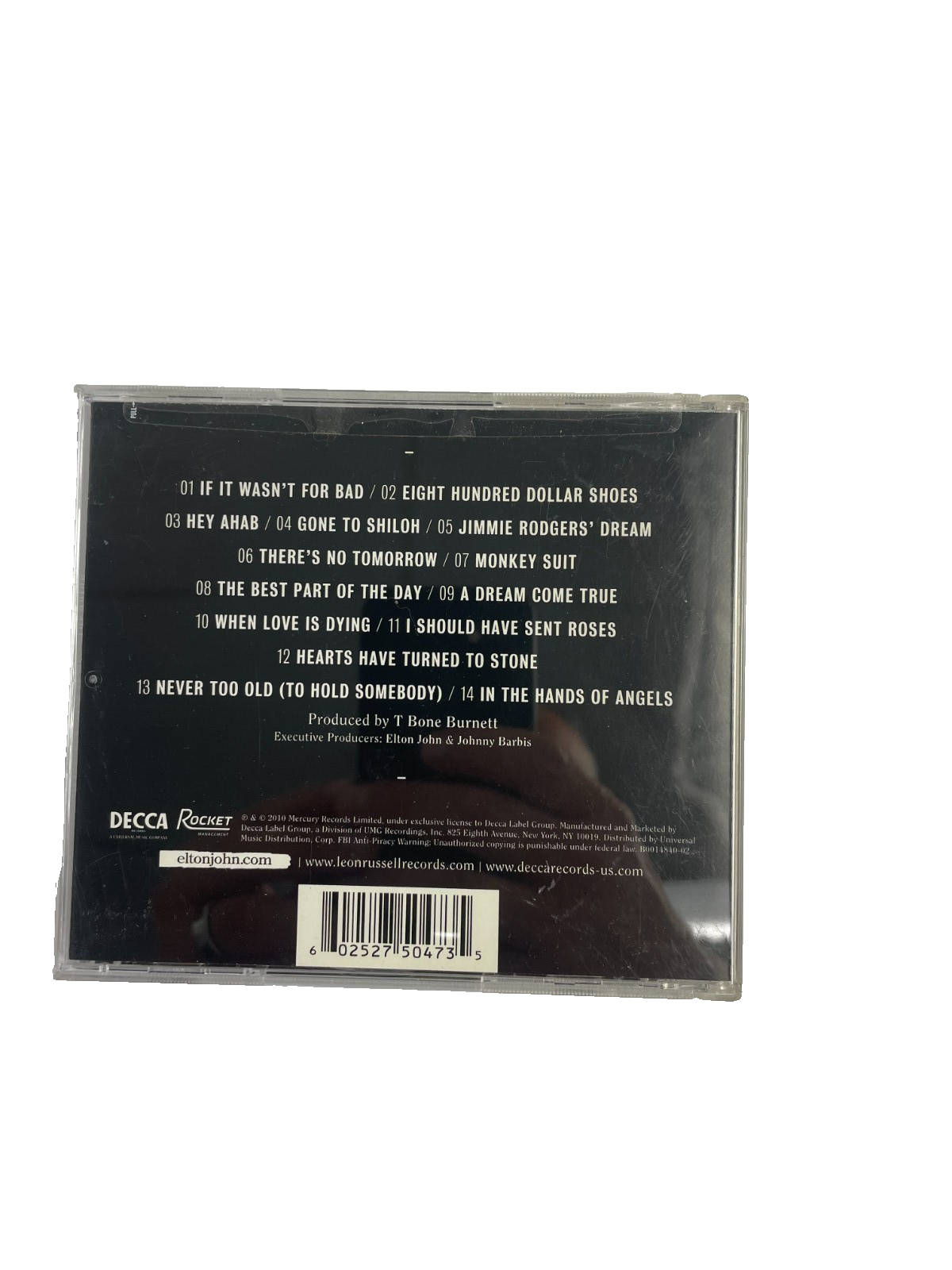 Elton John / Leon Russell – The Union If It Wasn't For Bad Hey Ahab CD#10