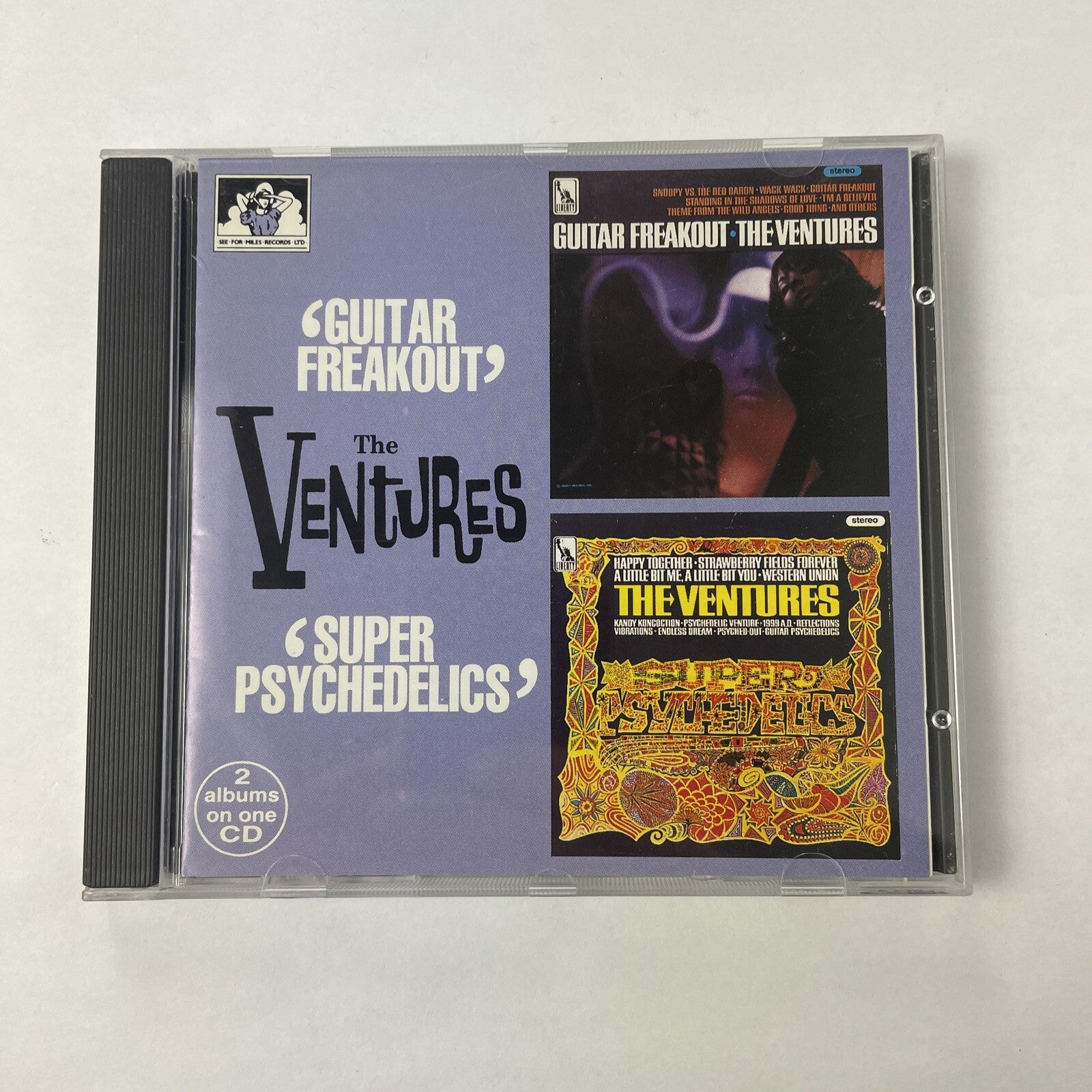 The Ventures-"Guitar Freakout/Super Psychedelics" CD   #17 
