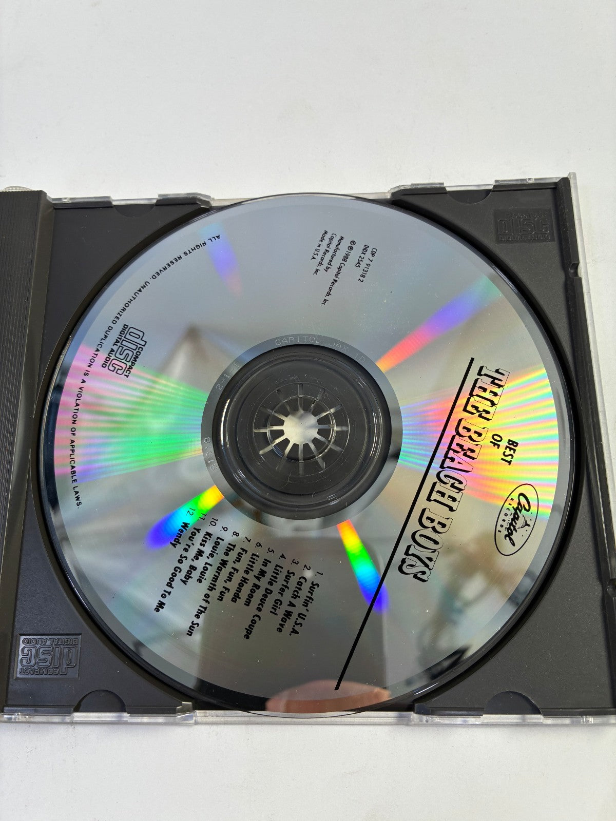 Best Of The Beach Boys The Beach Boys Capitol Records CD 1988