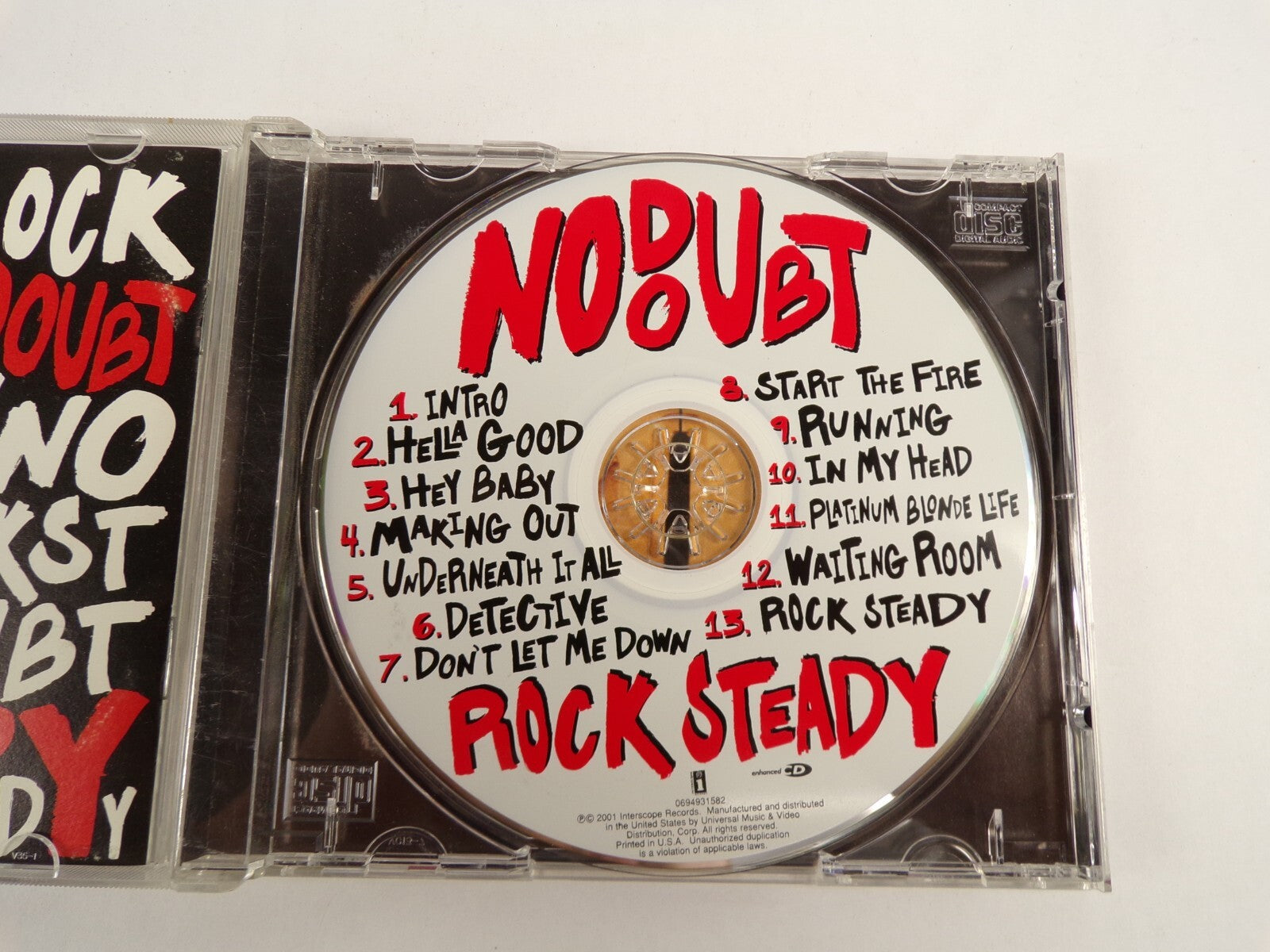 No Doubt Rock Steady Intro Hella Good Hey Baby CD#50