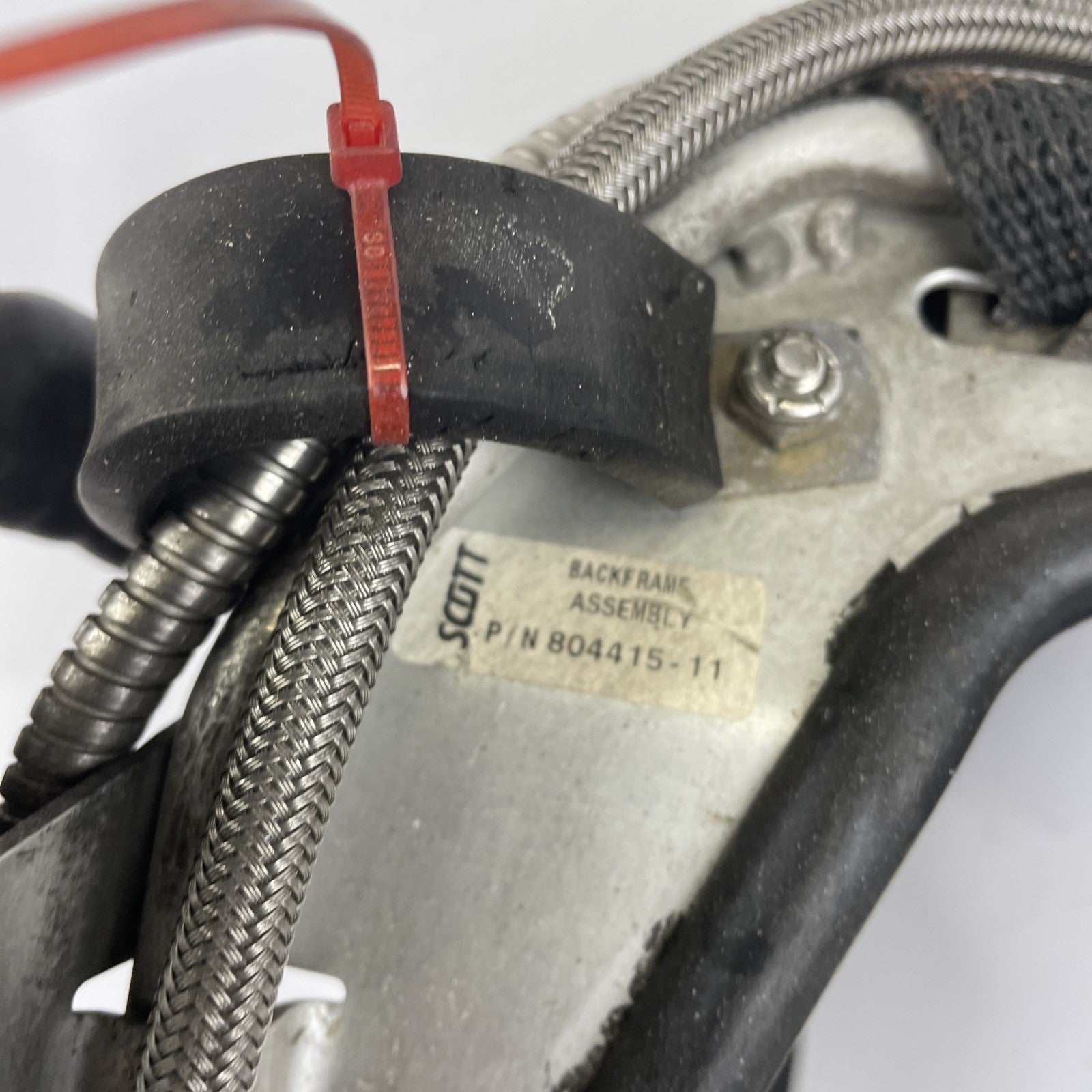 SCOTT SAFETY 4.5 4500 SCBA Air Pack Harness EZ-Flow Air Pak Plus with Sensor Q