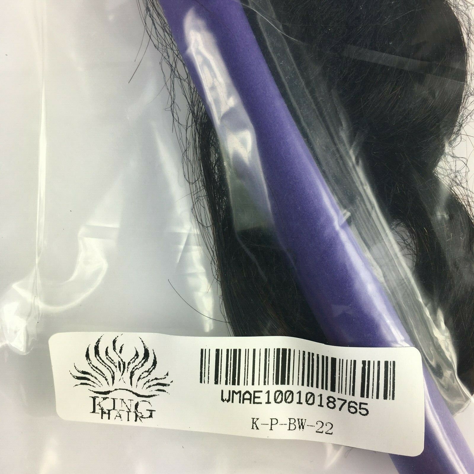 Brand New King Hair 100% Human Unprocessed Hair Size 22" Curly Style Black A3
