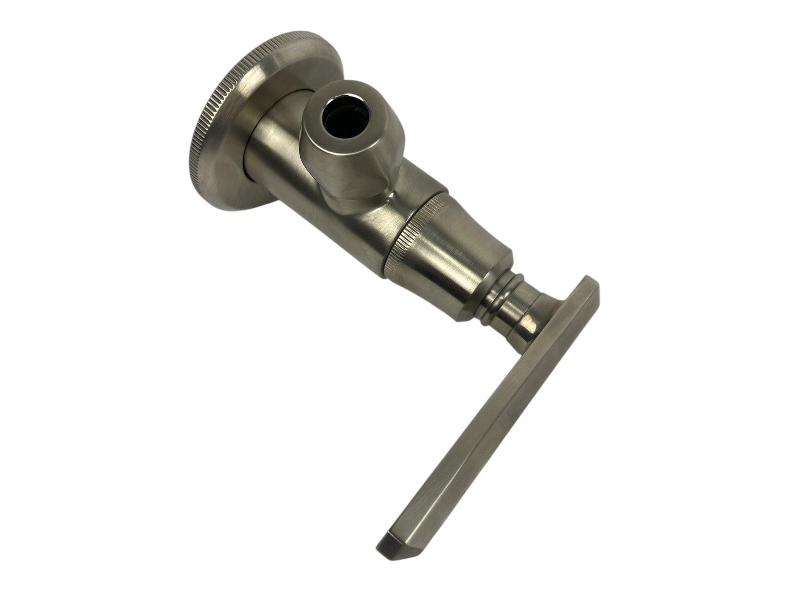 THG Paris A58-C01-00181 matte nickel toilet and bidet water supply angle valve