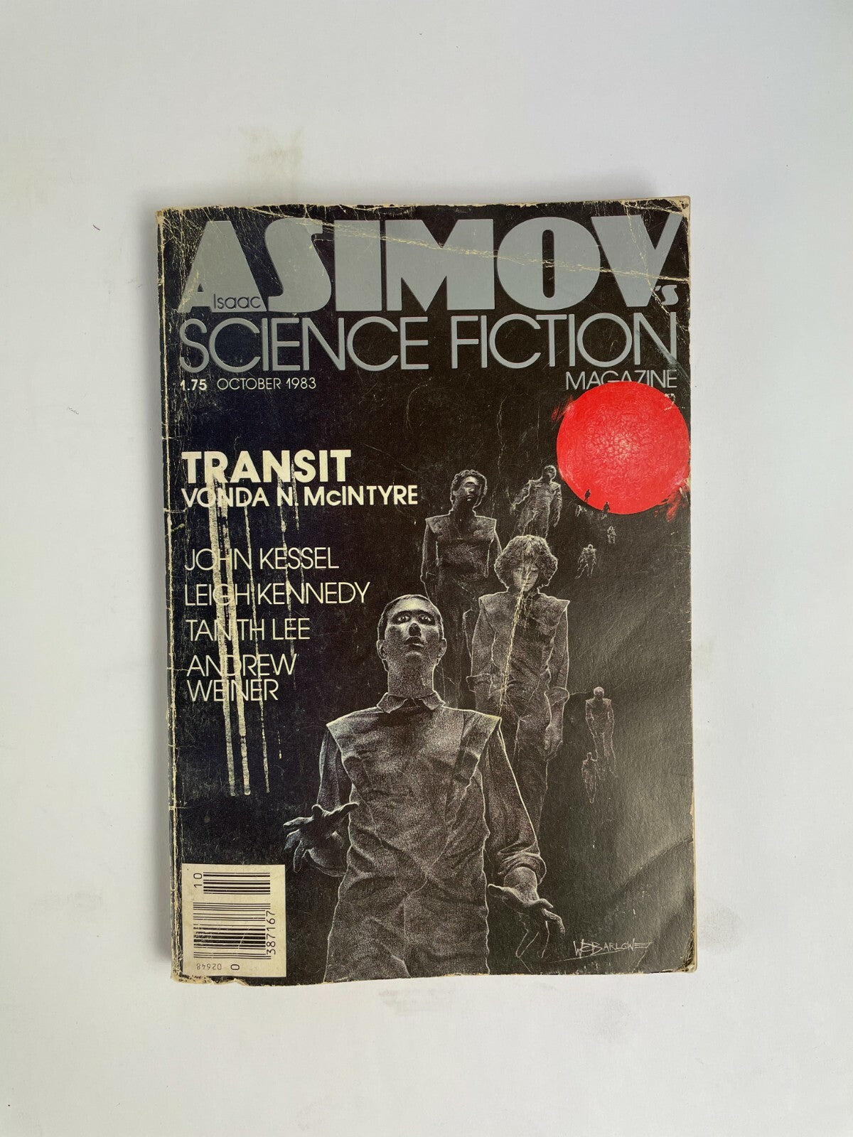 October 1983 Asimov Science Fiction Magazine Transit Vona N.McIntyre John Kessel