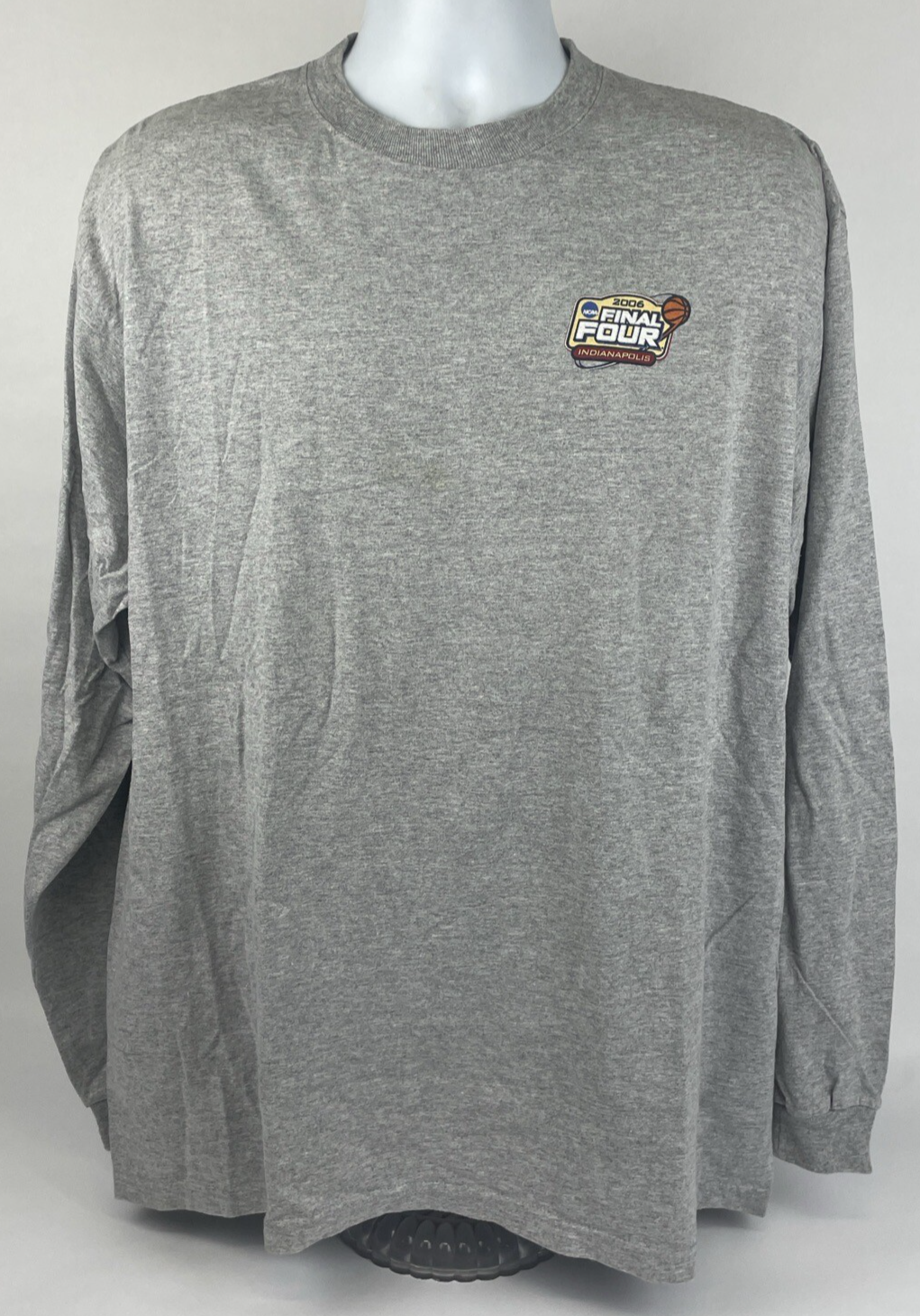 NCAA Final Four Men’s 2006 Indianapolis LS XL Heather Gray Stadium Exclusive VGC