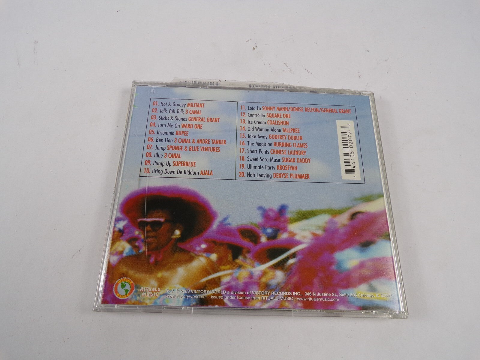 Best Of Caribbean Party Rhythms Andre Tanker Superblue Ajala Square One CD#61
