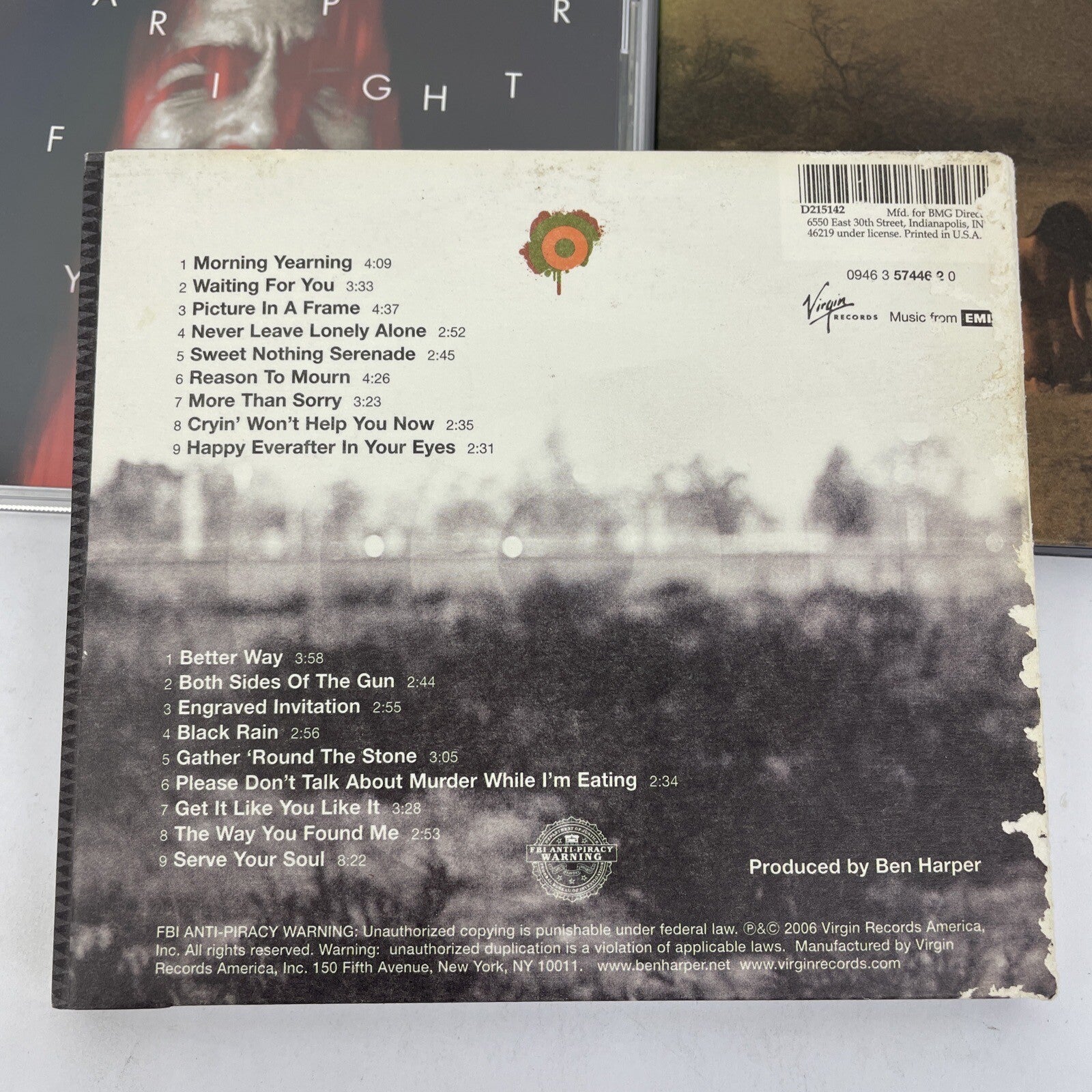 Ben Harper -Diamonds on the Inside -Fight for your Mind -Both Sides of the Gun