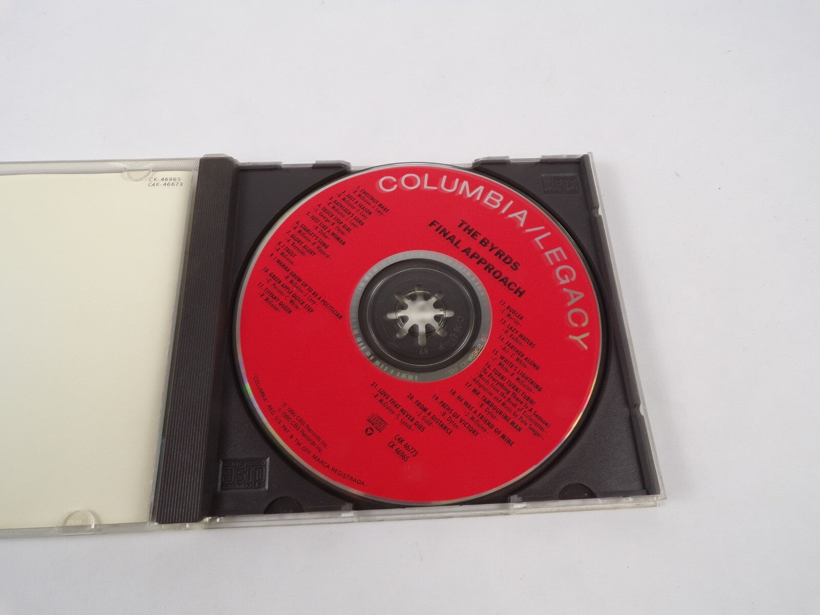 The Byrds Final Approach Chestnut Mare Just A Season Kathleen's Song Truck CD#46