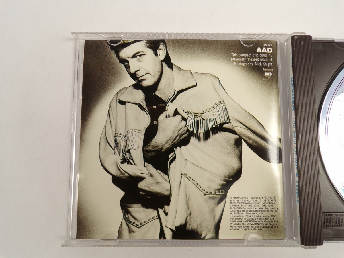 Basher The Best Of Nick Lowe So It Goes American Squirm Cracking Up CD#50
