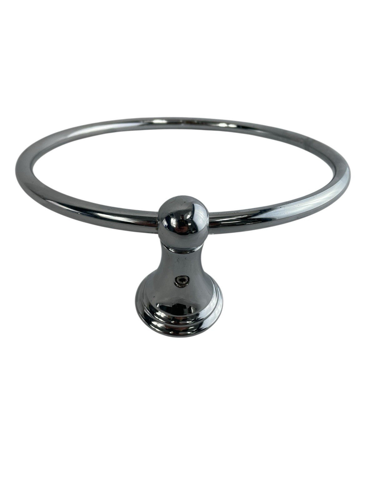 Grohe Geneva 8" Bathroom Towel Ring In Polished Chrome Finish