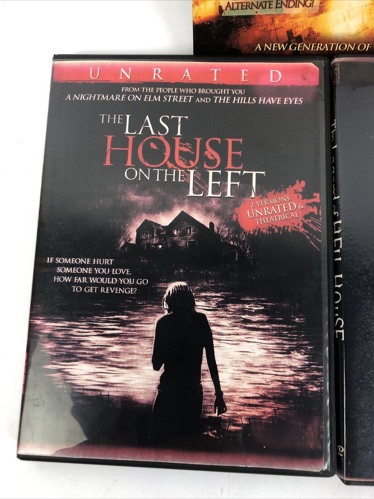 3 x HORROR DVD LOT The OMEN The Legend of Hell House The Last House on the Left