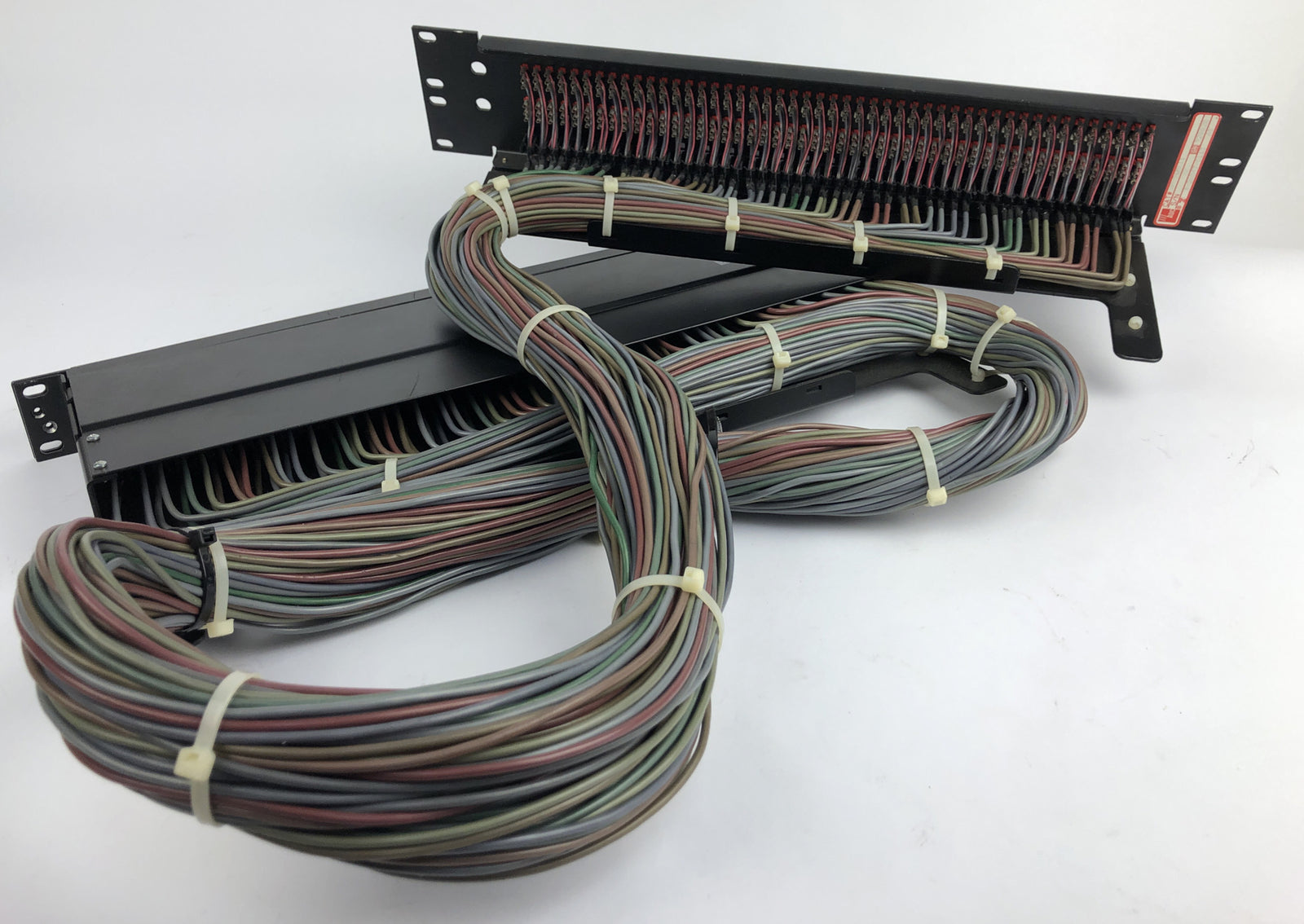 ADC 96 Bantam TT patchbay connected  to ADC UP-96NMKII  PPC RACKMOUNT PATCHBAY 3