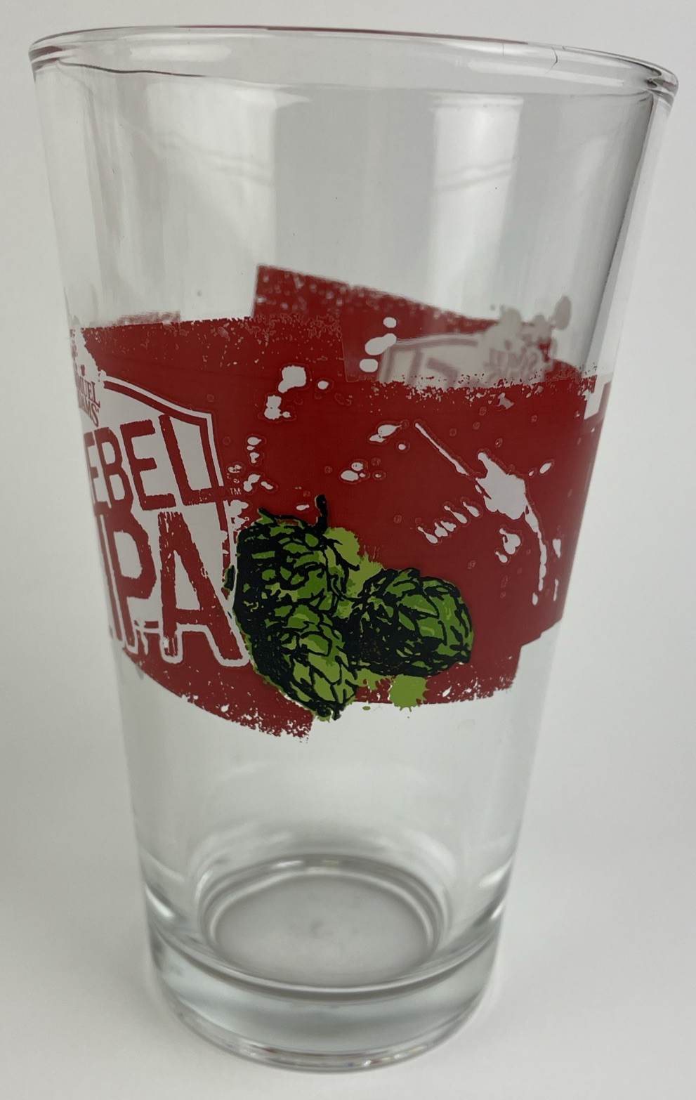 Lot of 6 x Samuel Adam’s Rebel IPA 16 Ounce (pint) Beer Glasses NOS Barware