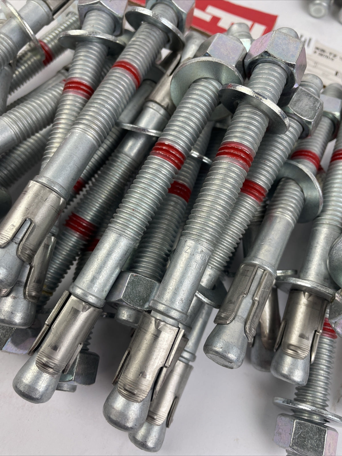 Lot of 41 x Hilti Kwik Bolt KB-TZ 1/2" x 5-1/2" 387514 - 16 Units Missing Washer