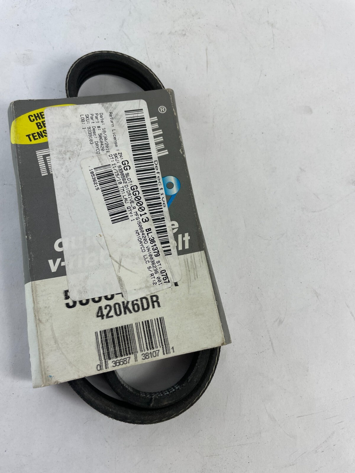 OEM Dayco Drive Rite 5060420DR 420K6DR heck Belt Tensioner A11