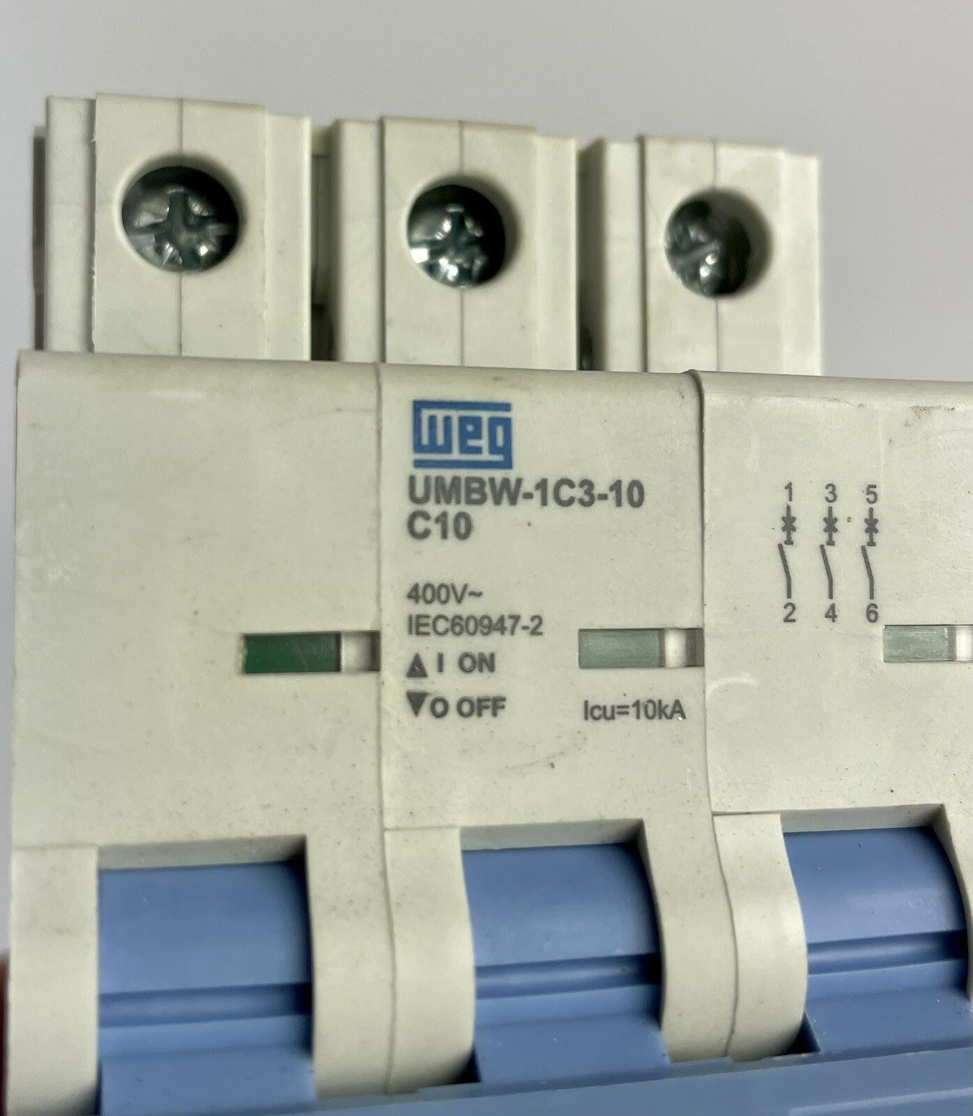 WEG Electric Miniature Circuit Breakers, UMBW Series UMBW-1C3-10