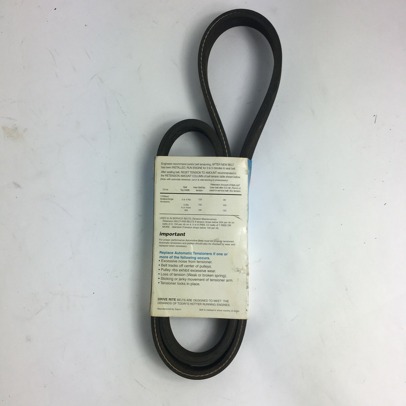 Genuine Drive-Rite Automotive V-Belt Tensioner 5040470DR-4PK1195 A7