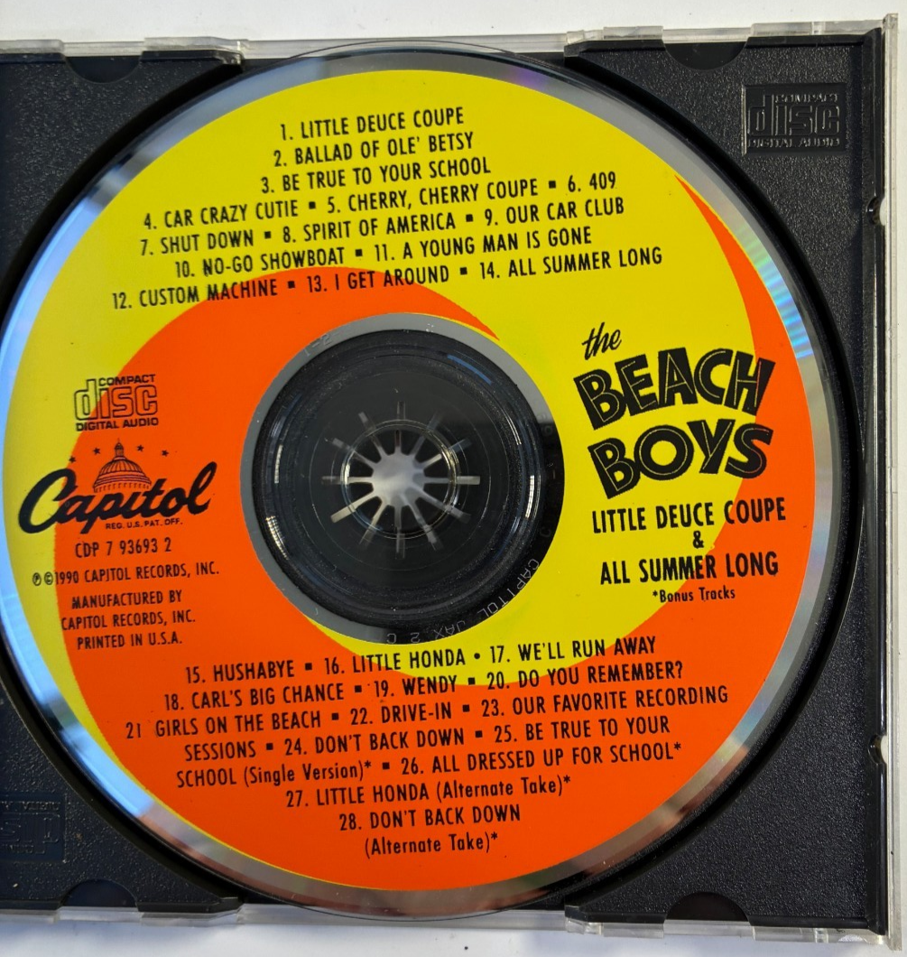 The Beach Boys - Little Deuce Coupe & All Summer Long CD Capitol 1990 2in1