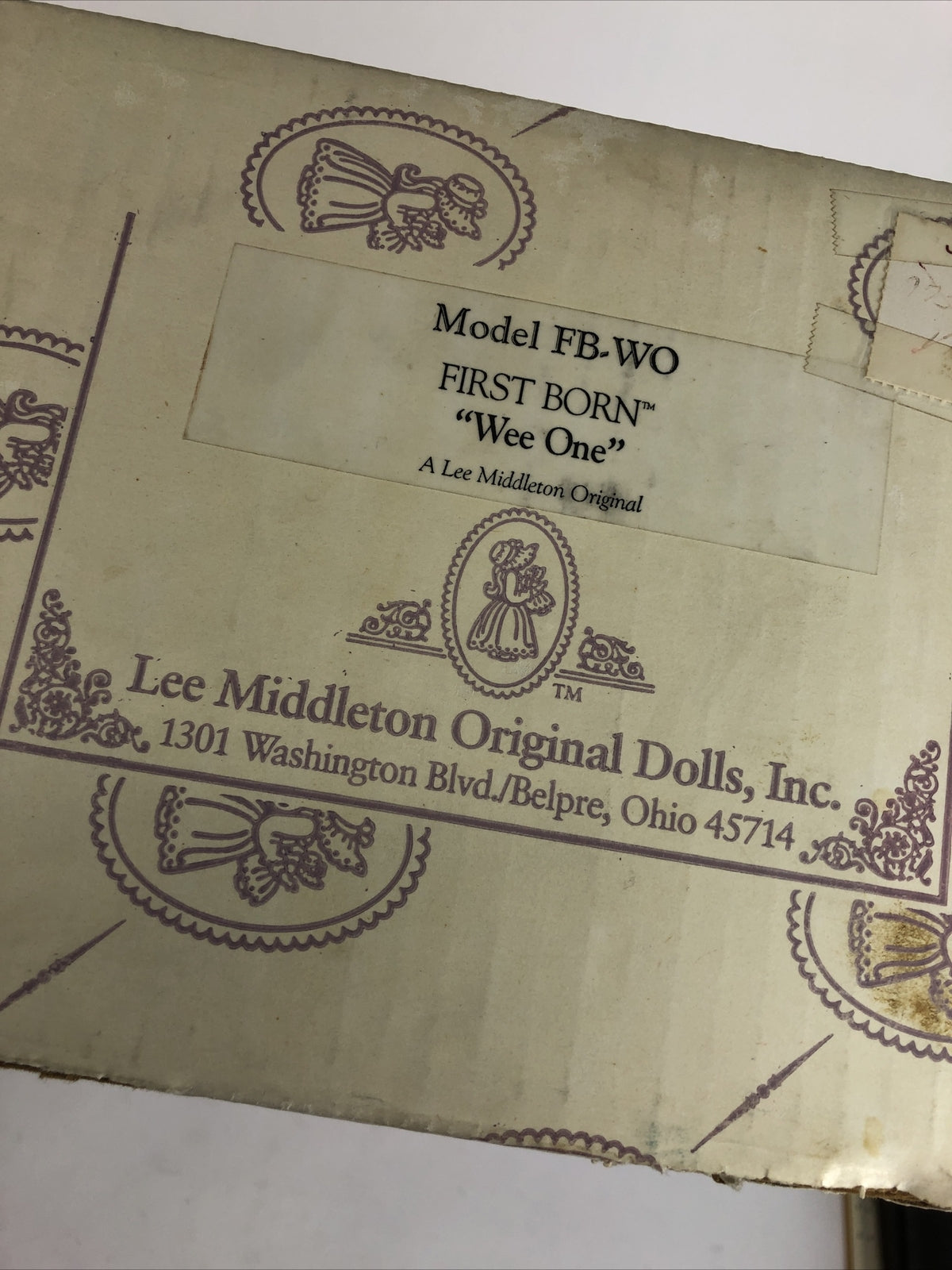 RARE Lee Middleton 19" First Born - "Wee One" Baby Doll Model FB-WO * LOOK