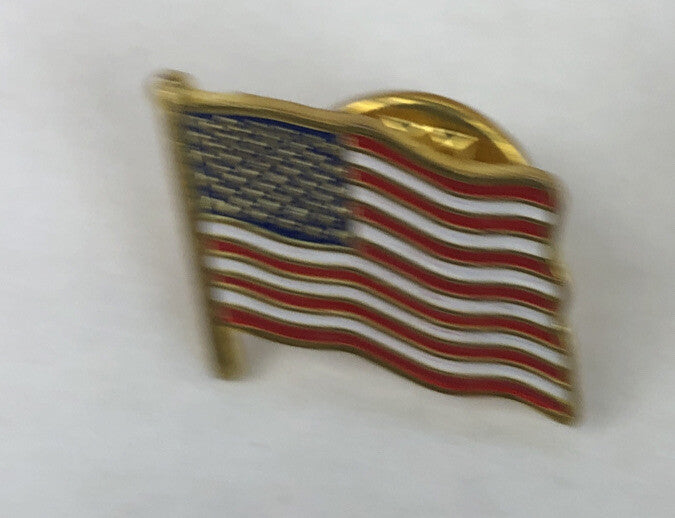 3 x AMERICAN FLAG USA LAPEL PIN 0.75" See Images USA - Vintage - Free Shipping