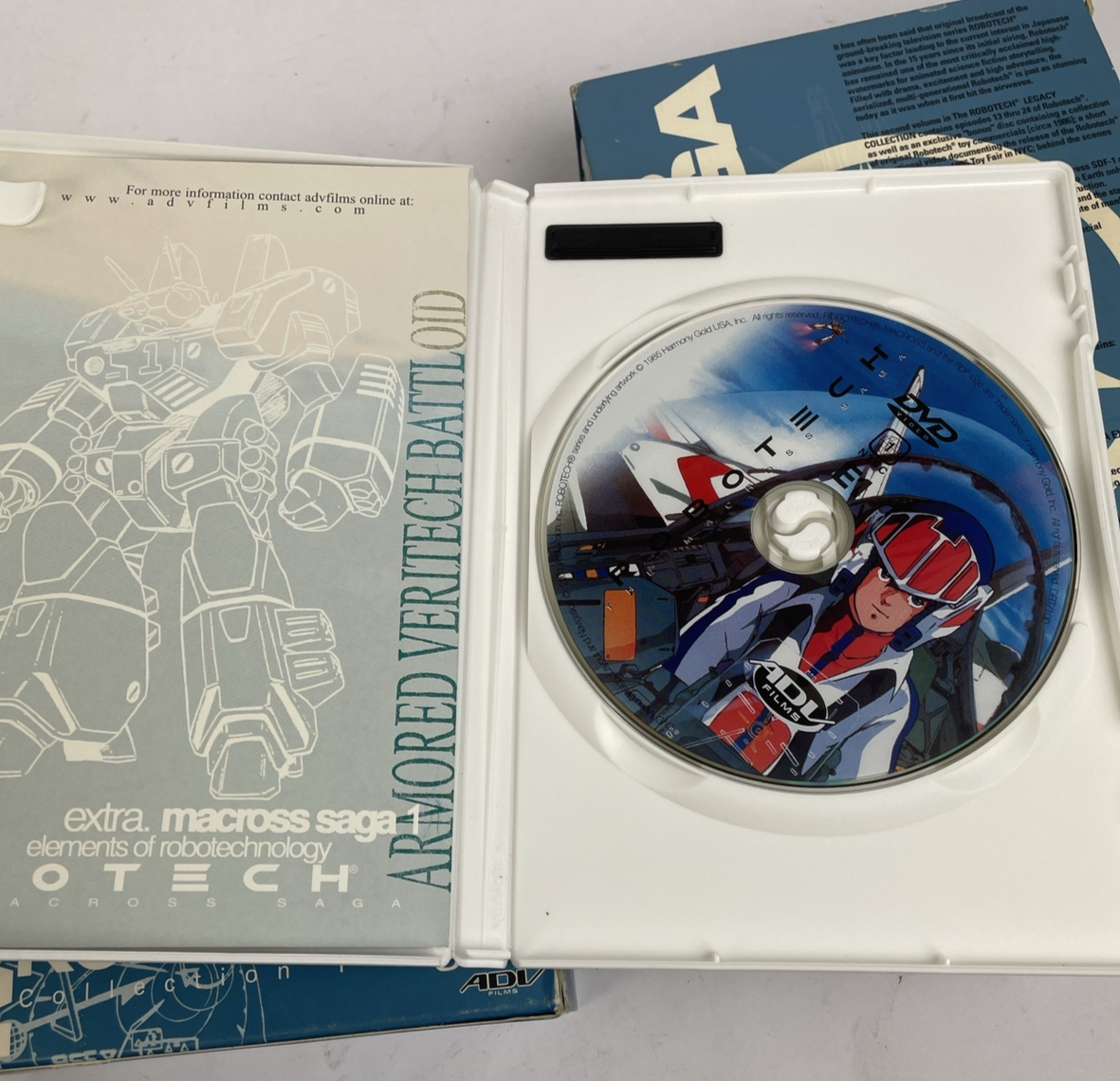 Robotech The Macross Saga Legacy Collection DVD Box Sets Volumes 1-2 ADV Films