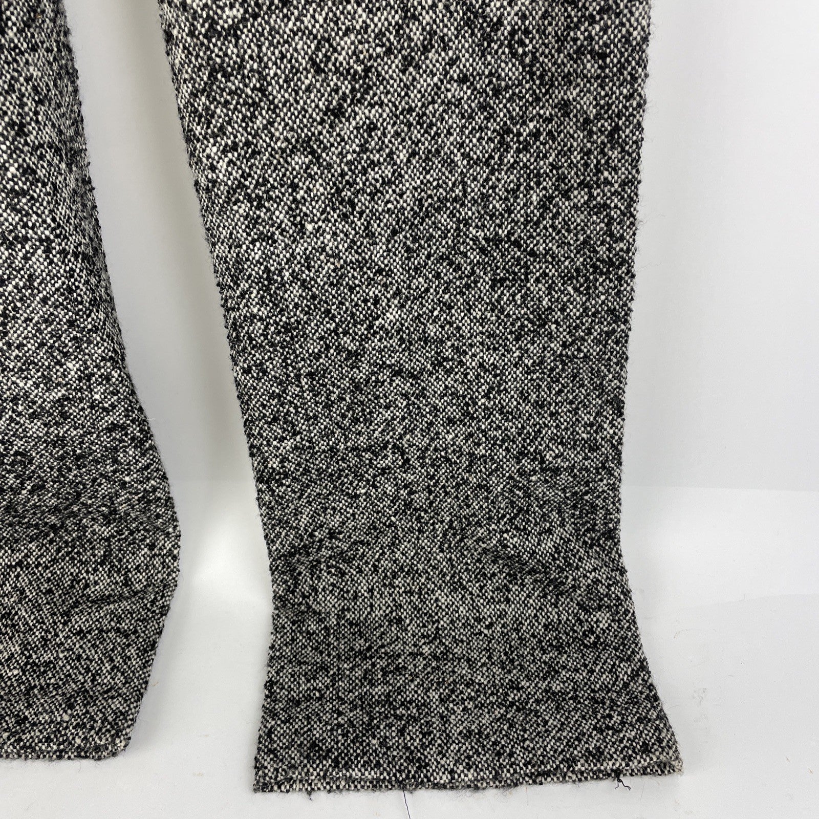 CHAIKEN Women's Career Professional Pants Trousers SZ 2 Wool Black White