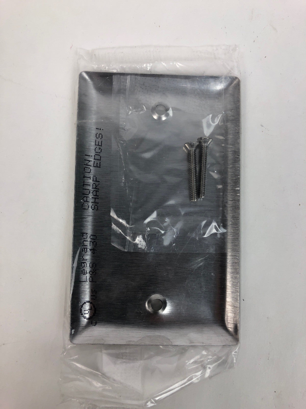 Pass and Seymour Legrand 1-Gang Stainless Steel Single Blank Wall Plate FSTSHP