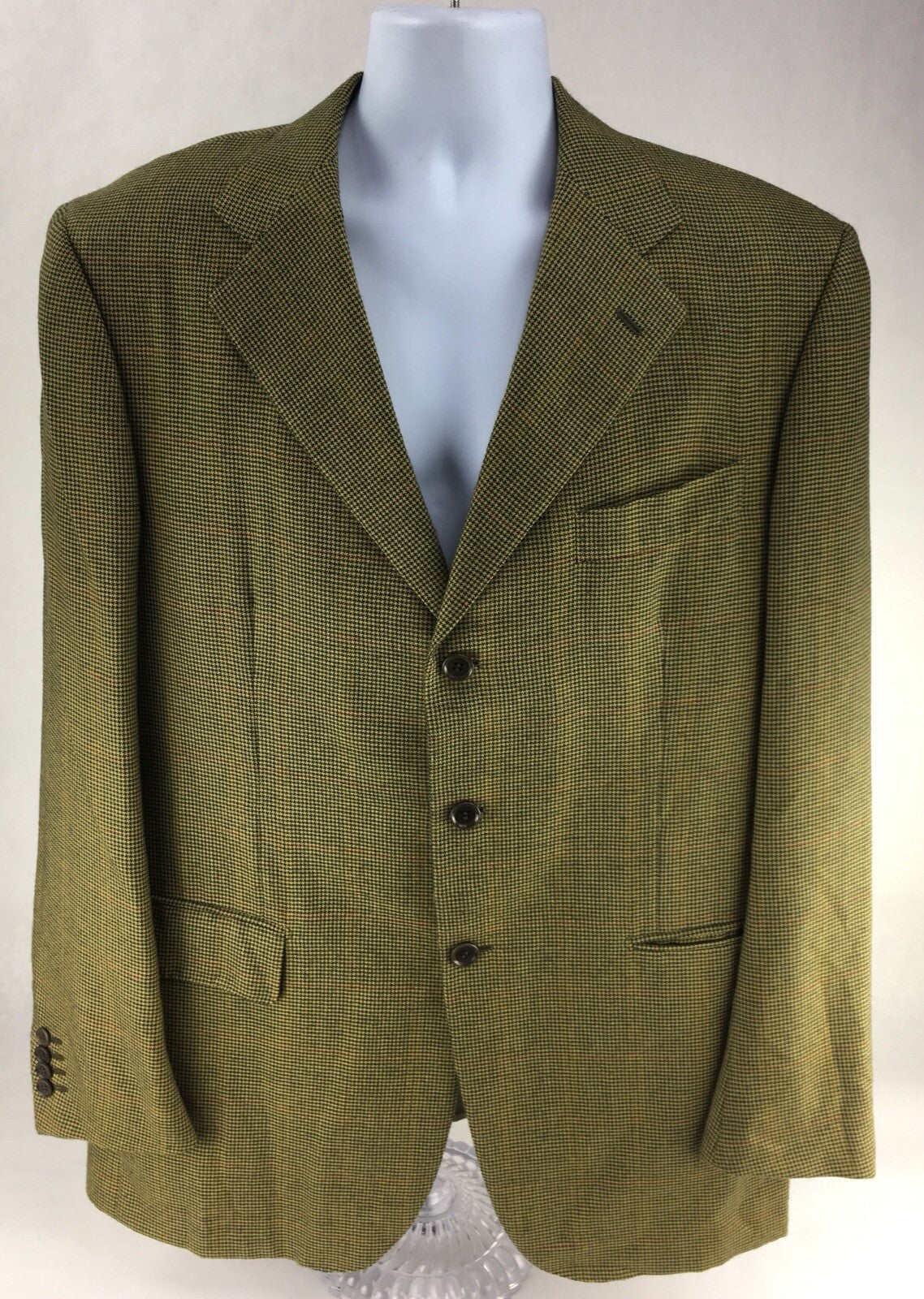 Luciano Barbera 3 button Cashmere sport coat 54 IT made in Italy
