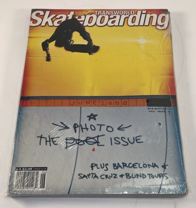 Vintage Transworld Skateboarding Magazine June 2000 Y2K Rare Bob Burnquist
