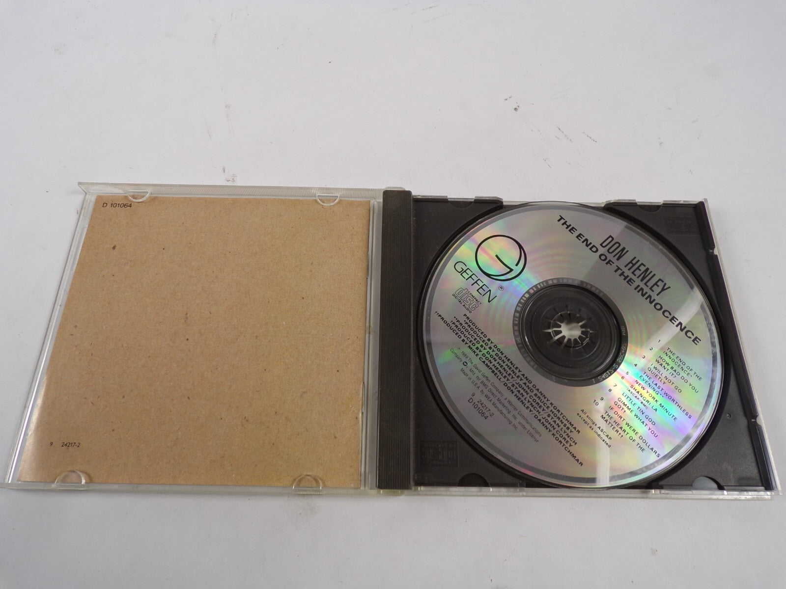 Don Henley The End Of The Innocence How Bad Do You Want It Shangri-LA CD#51