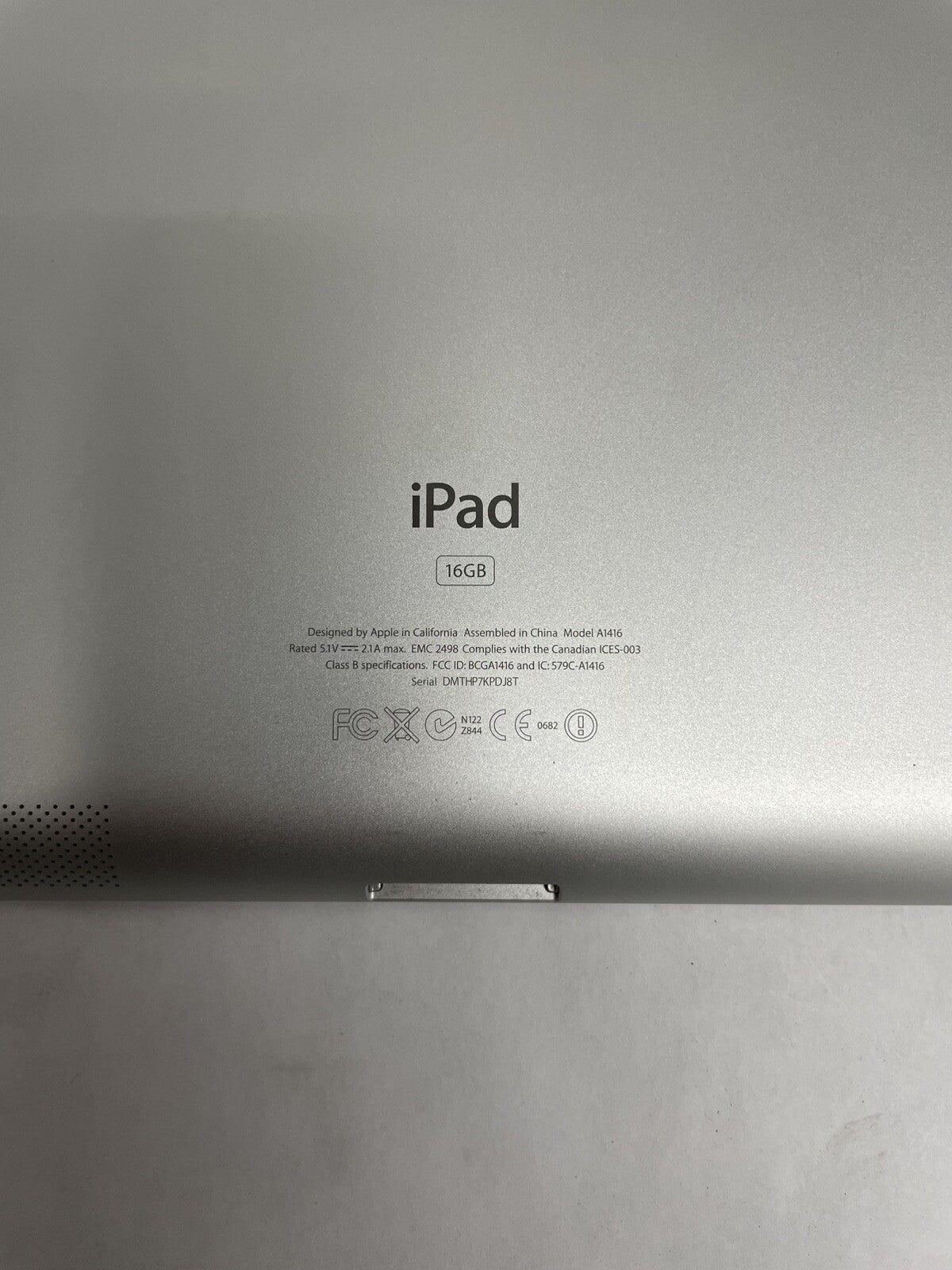 AS IS LOCKED - Apple iPad 3rd Gen. 16GB, Wi-Fi, 9.7in - Black