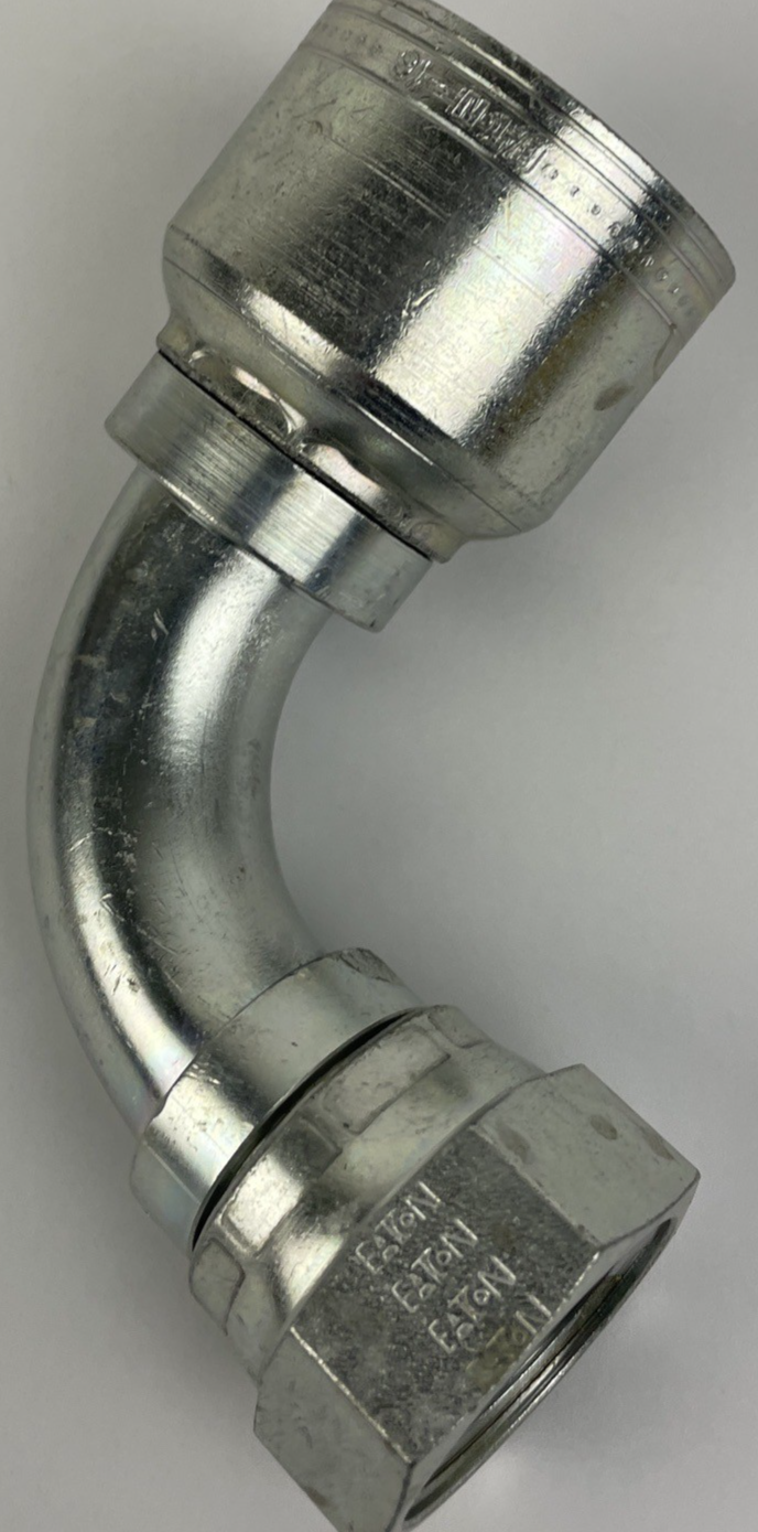 NOS OEM Eaton Aeroquip 1AA12FJB12 90 Degree Female Swivel Elbow Fitting