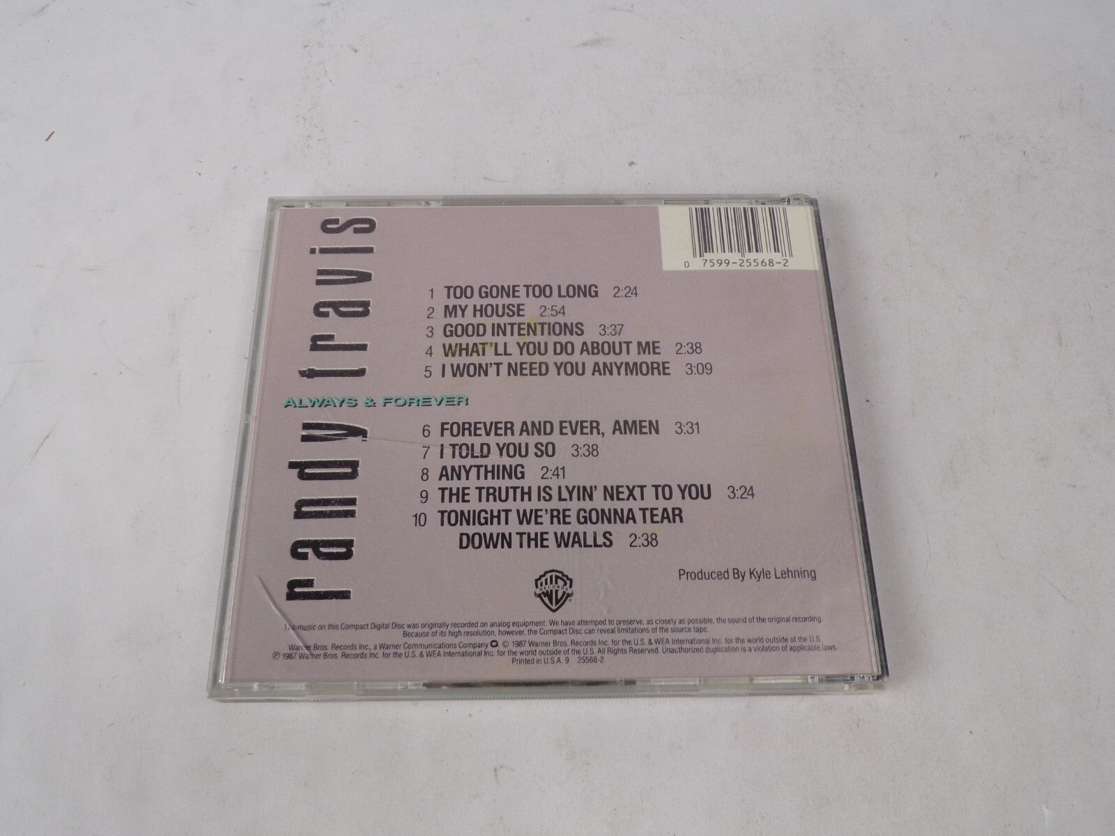 Randy Travis Always & Forever Too Gone Too Long My House Good Intentions CD#62