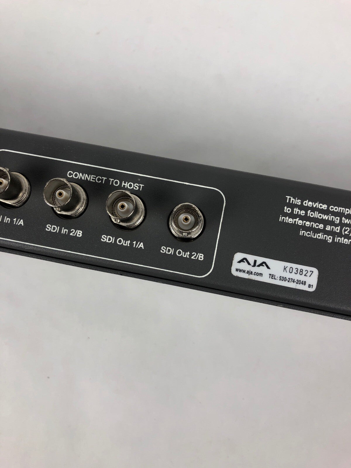 AJA K3 Breakout Box  Model 102053 KONA 3 * Fast Free Shipping