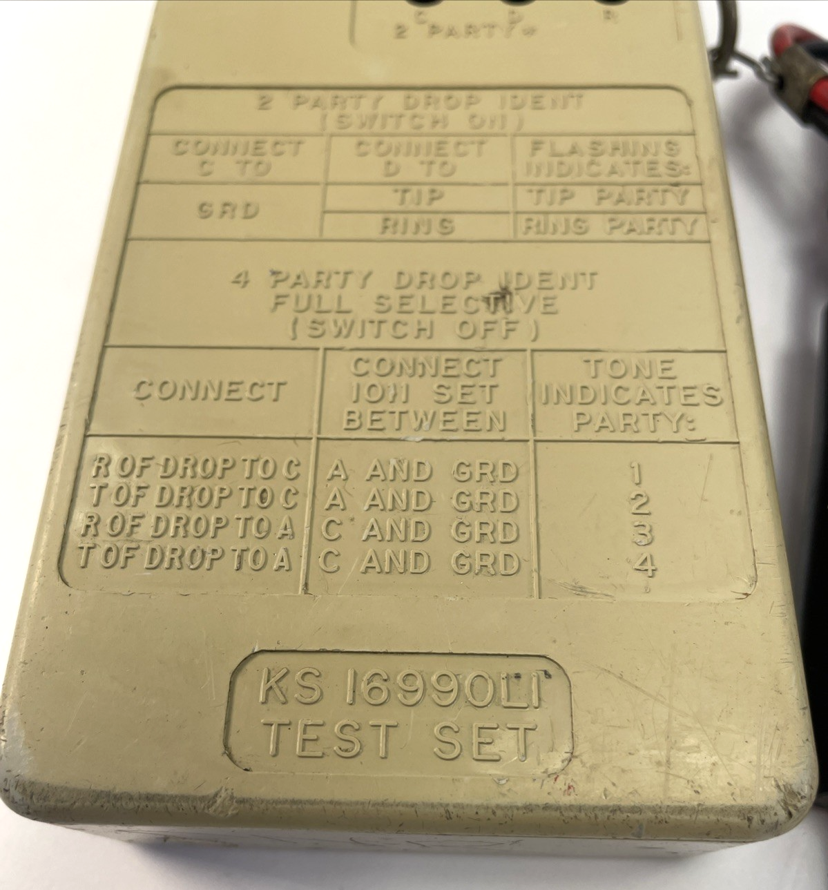 Vintage Professional Telephone Lineman's Model KS 16990L1 Test Set Kit