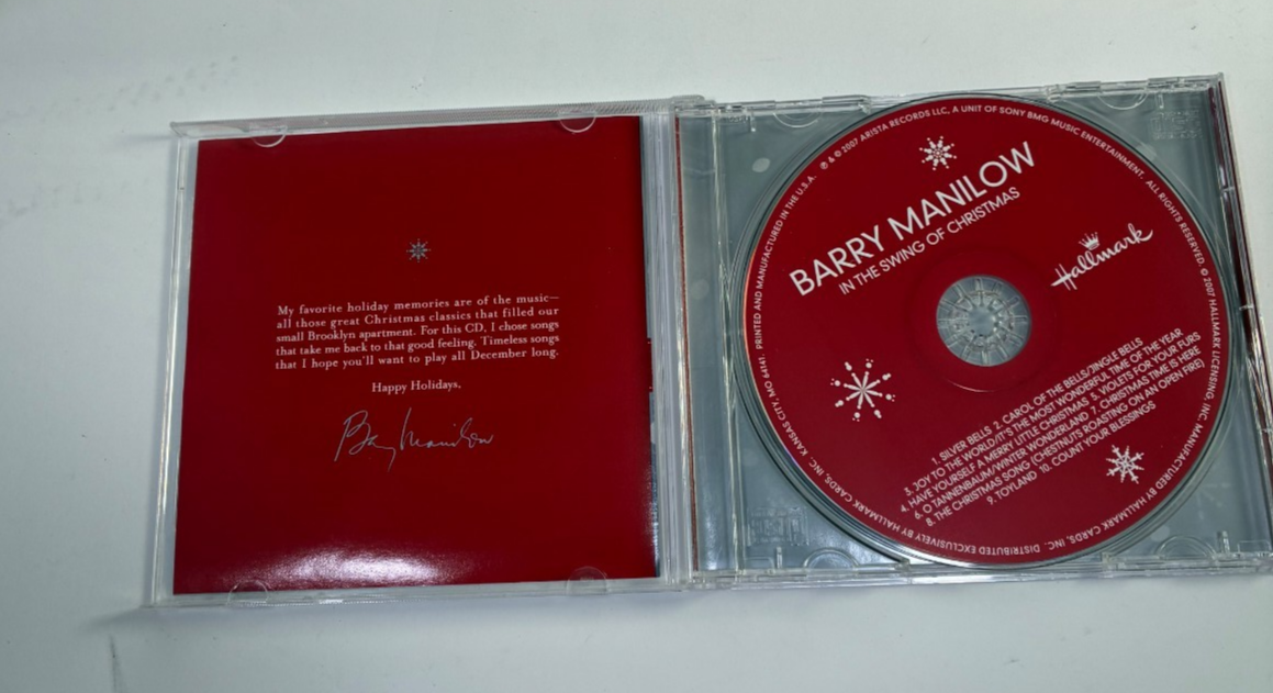 Barry Manilow In the Swing of Christmas Hallmark Arista CD 2007