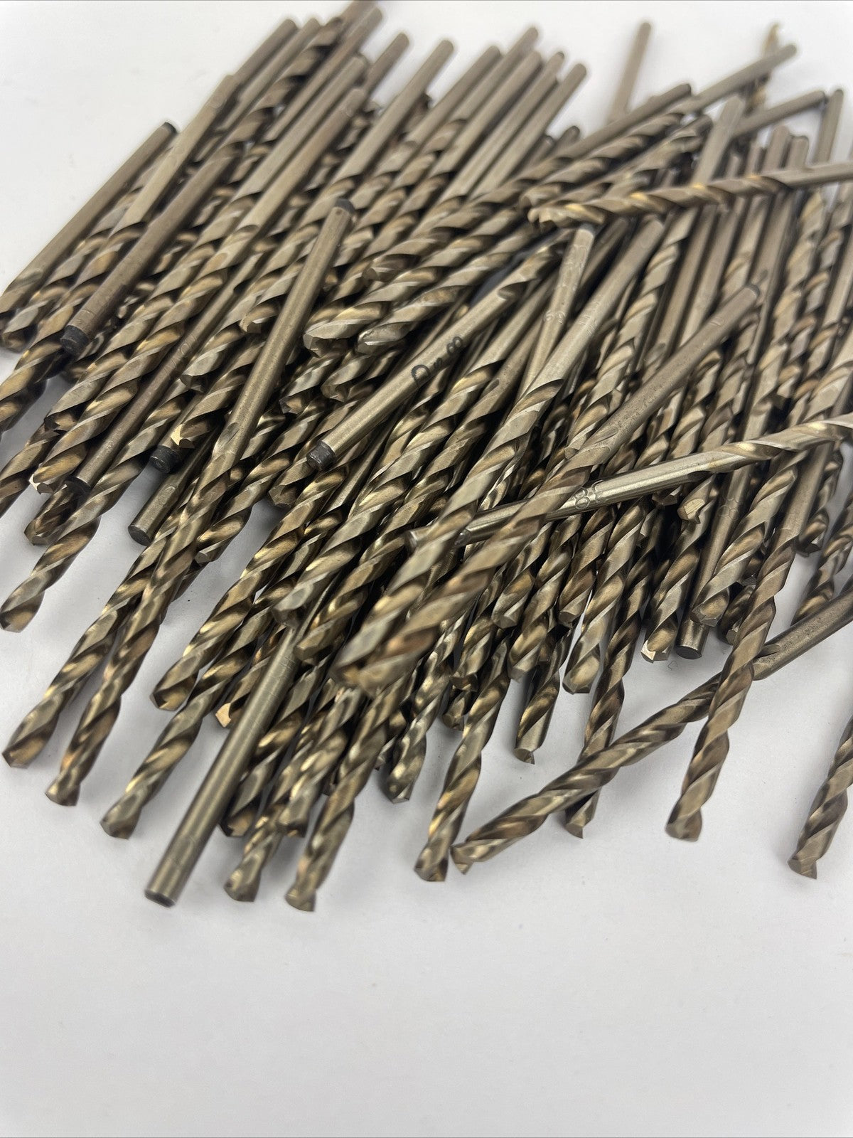 Lot of 103 x TRW # 38 - 2.45mm 2.45 mm Drill Bit lot 3" Long - Made in the USA
