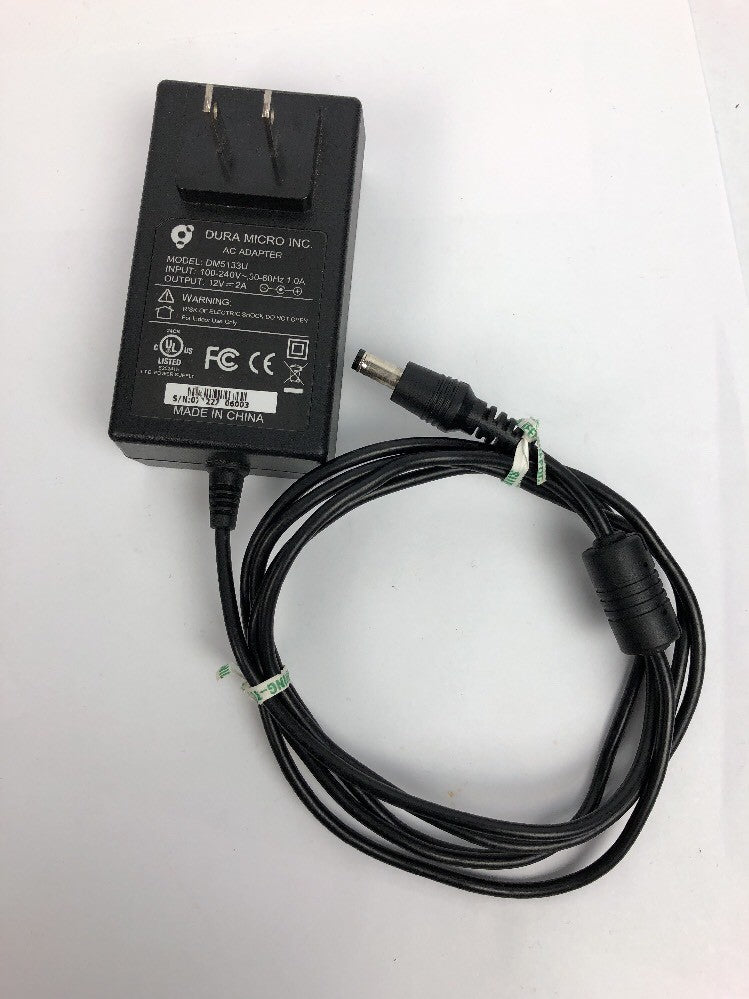 GENUINE DURA MICRO INC. MODEL: DM5127A  AC ADAPTER OUTPUT: 5V - 2A  12V - 1.2A