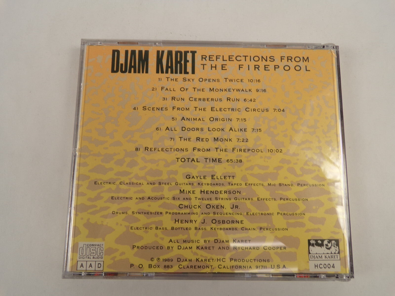 Djam Karet Reflections From The Firepool The Sky Opens Twice CD#51
