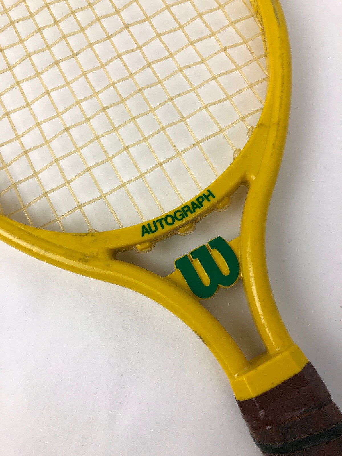 Vintage Wilson Shannon Wright Autograph Racquet and Cover 3 15/16 XS Made in USA