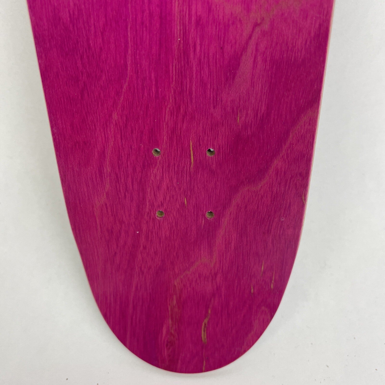 Blank Canadian maple miniature finger skateboard deck measuring 10.5 cm by 2.75 cm with 4.25 cm wheelbase.