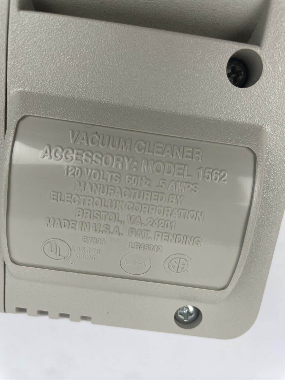 Sidekick By Electrolux Vacuum Power Nozzle Attachment Accessory Model 1562 W BOX