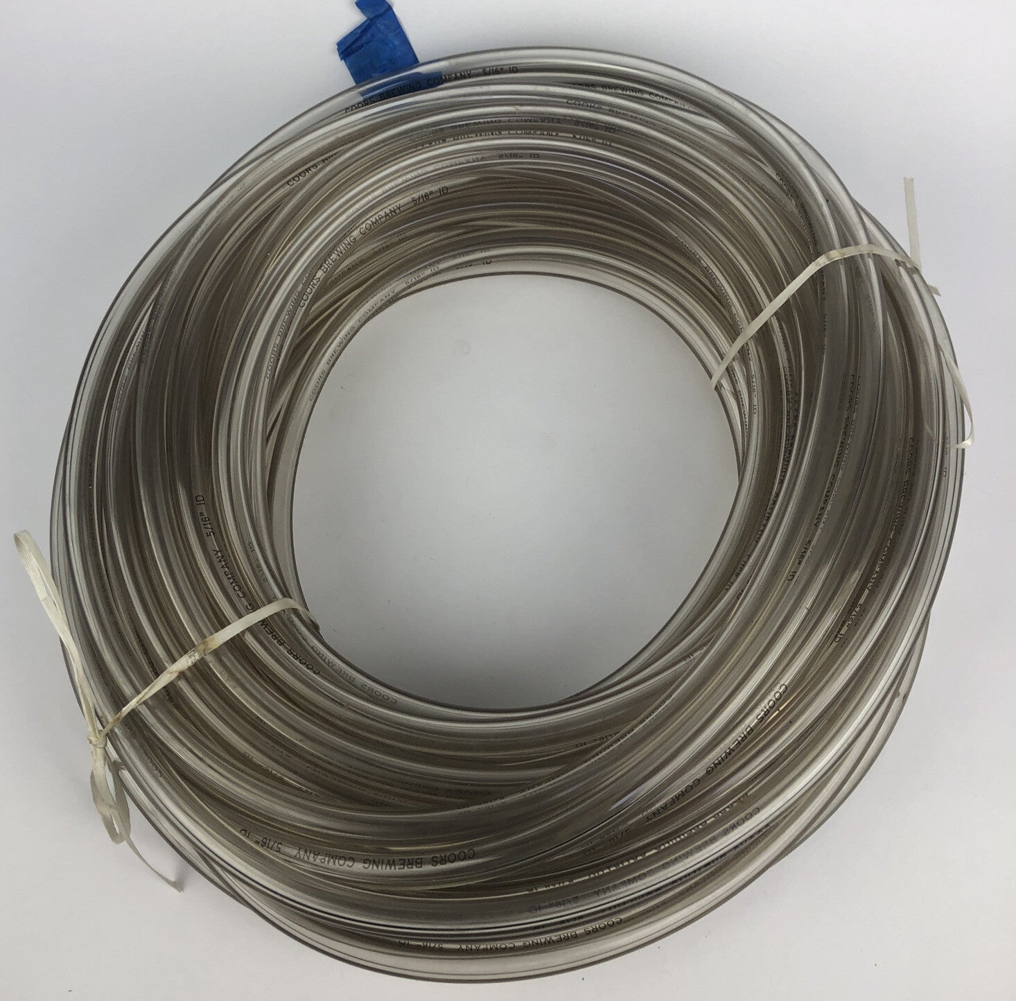100’ of 5/16" I.D. Coors Brewing Company Vinyl Tubing, High Quality Tubing NOS