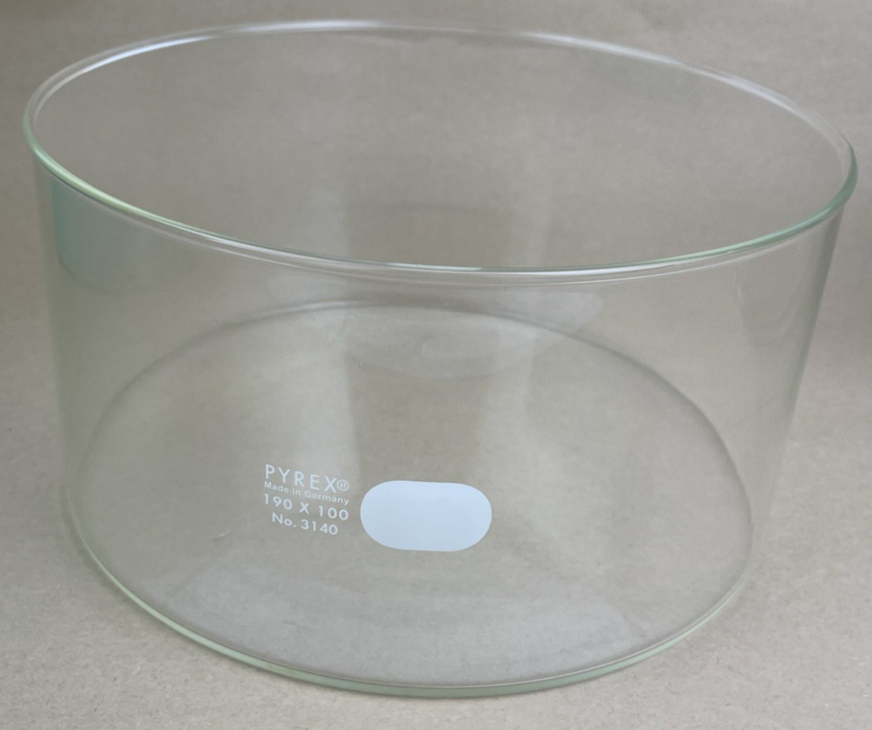 Pyrex Glass 190 x 100 No. 3410 Dishes Laboratory Terrarium Vase Utilitarian Bowl