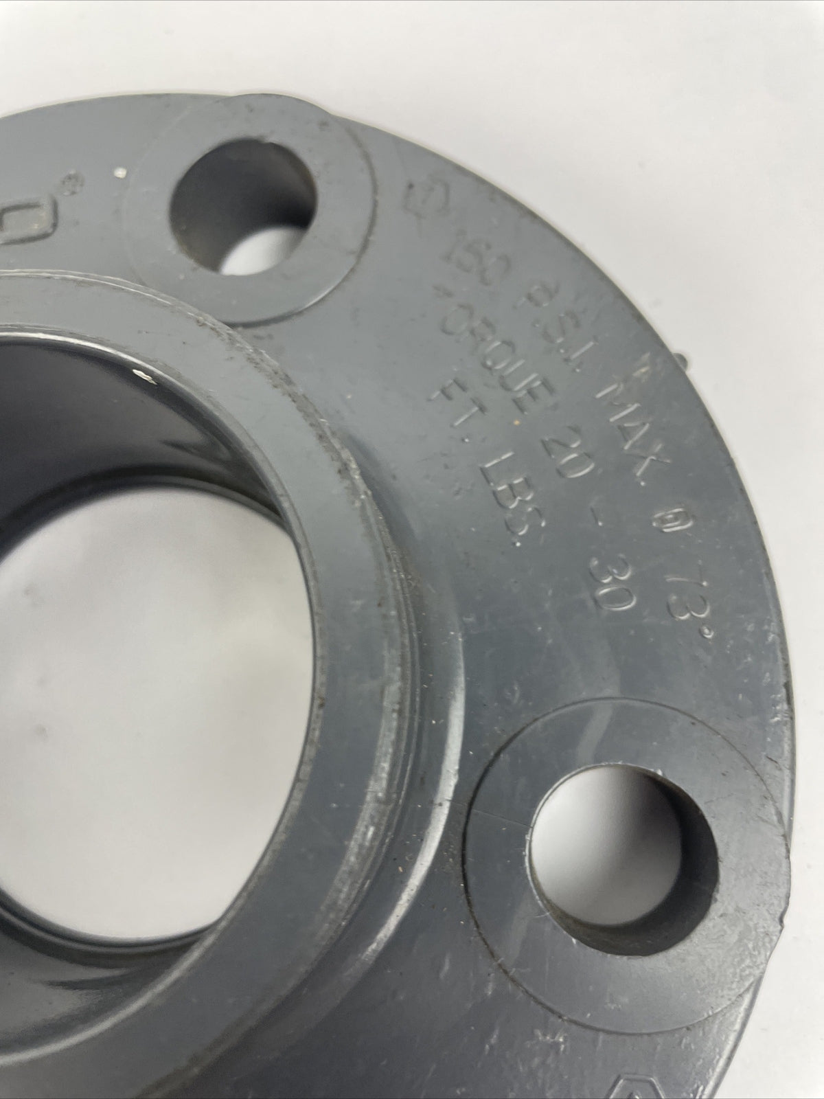 LASCO 2" Schedule Bx Bolt Torque Sequence 80 CPVC Socket Flange 9851-020 GRAY