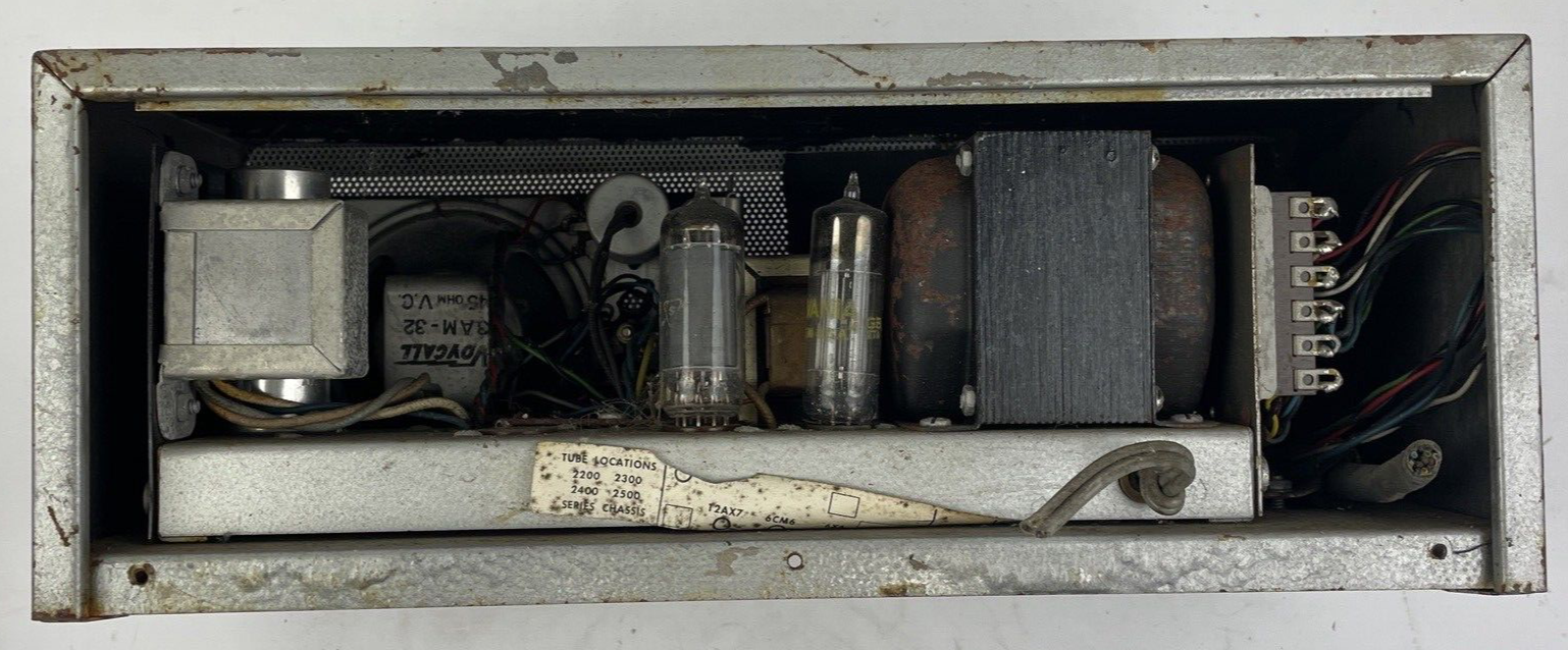 Vintage " Voycall " Tube Office Intercom - Parts or Repair - as IS -LOOK